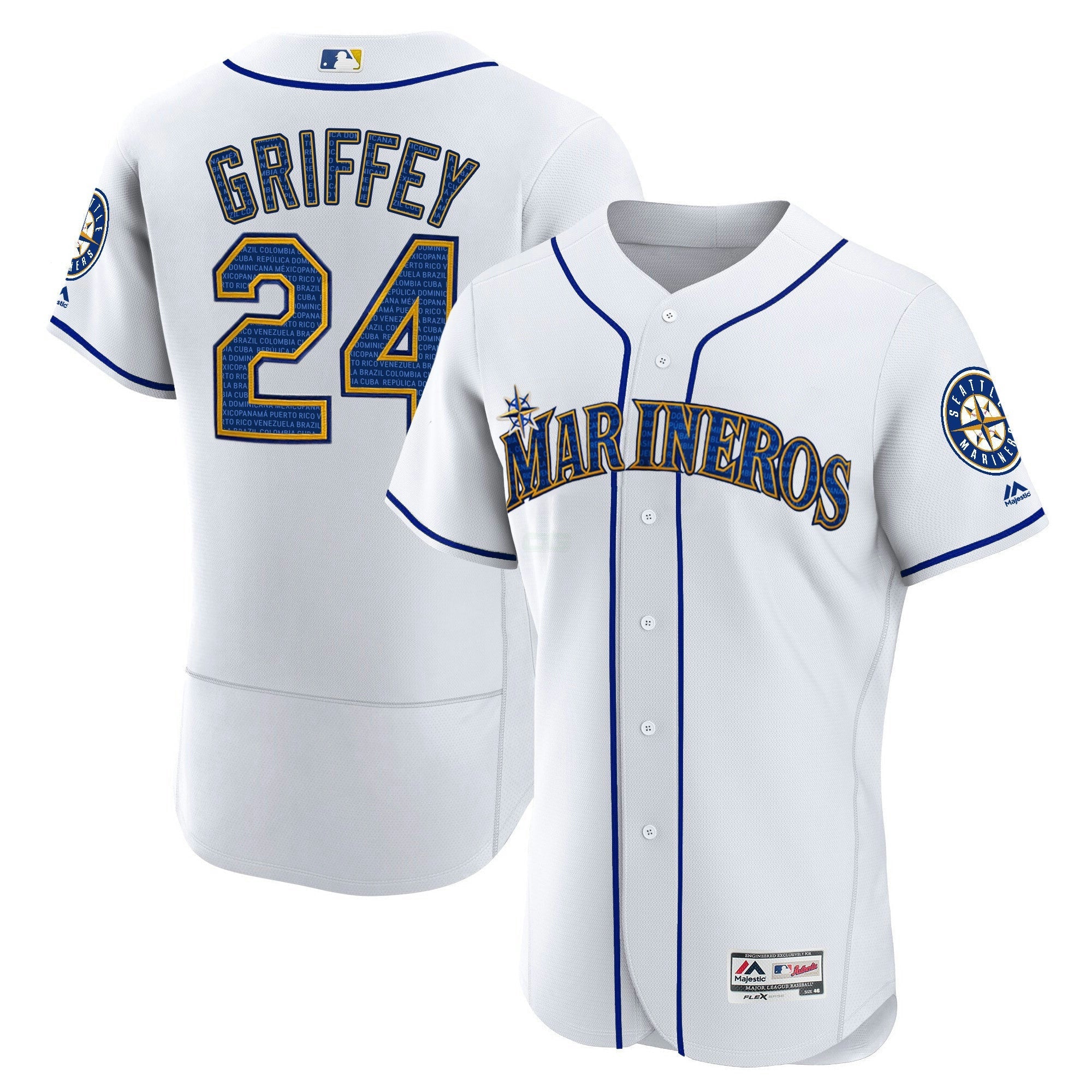 Camisa MLB Seattle Marineros Hispanic Heritage Jersey