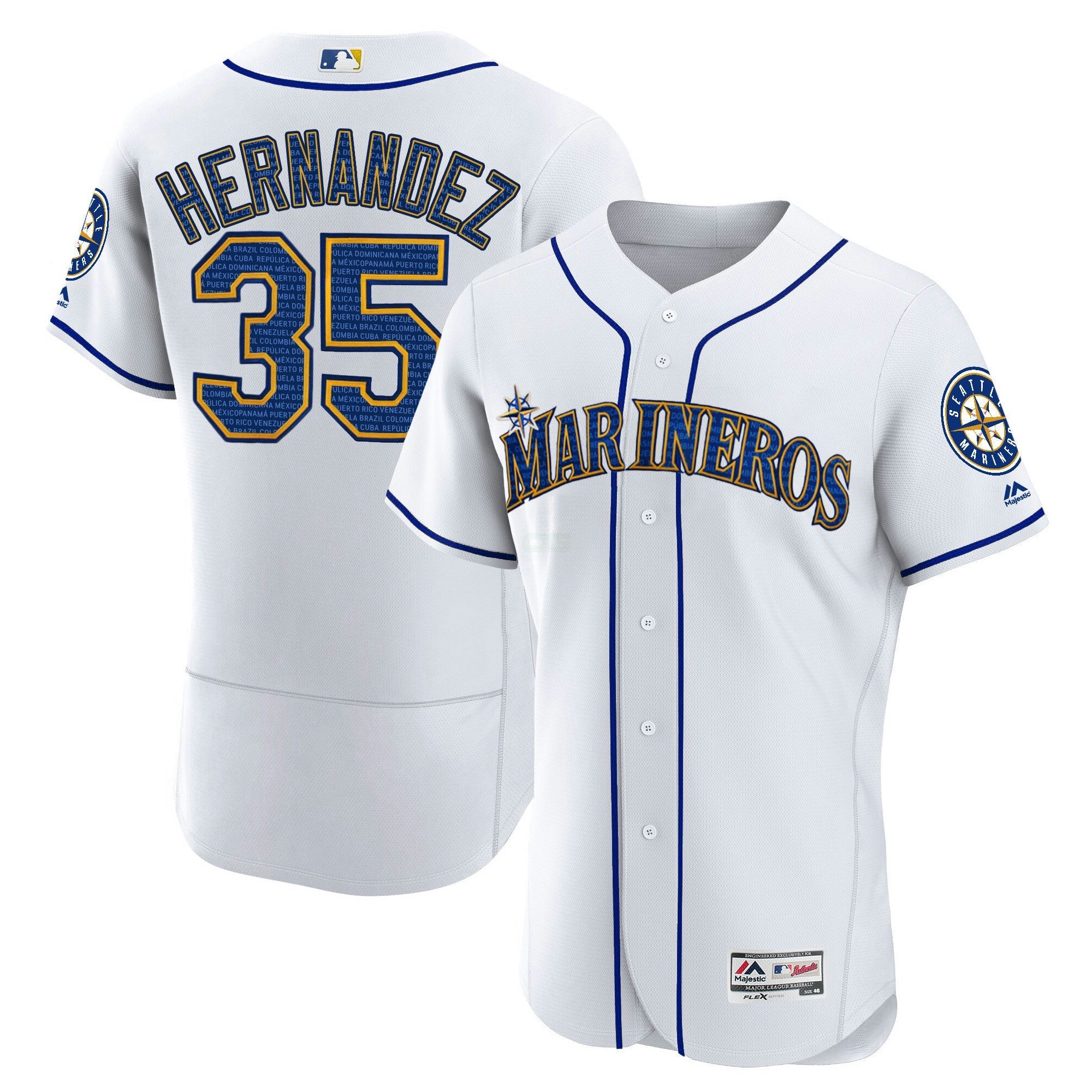 Camisa MLB Seattle Marineros Hispanic Heritage Jersey