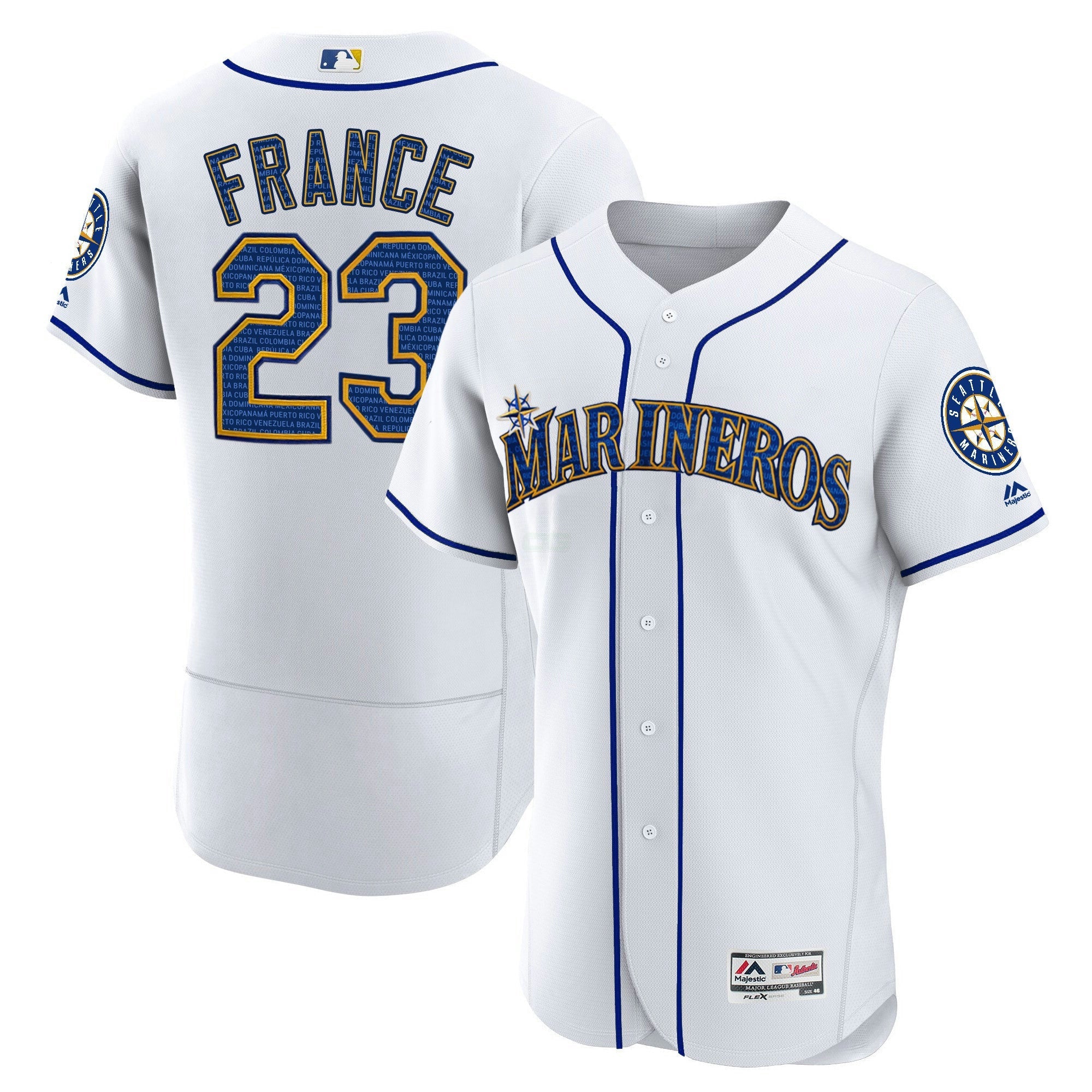 Camisa MLB Seattle Marineros Hispanic Heritage Jersey