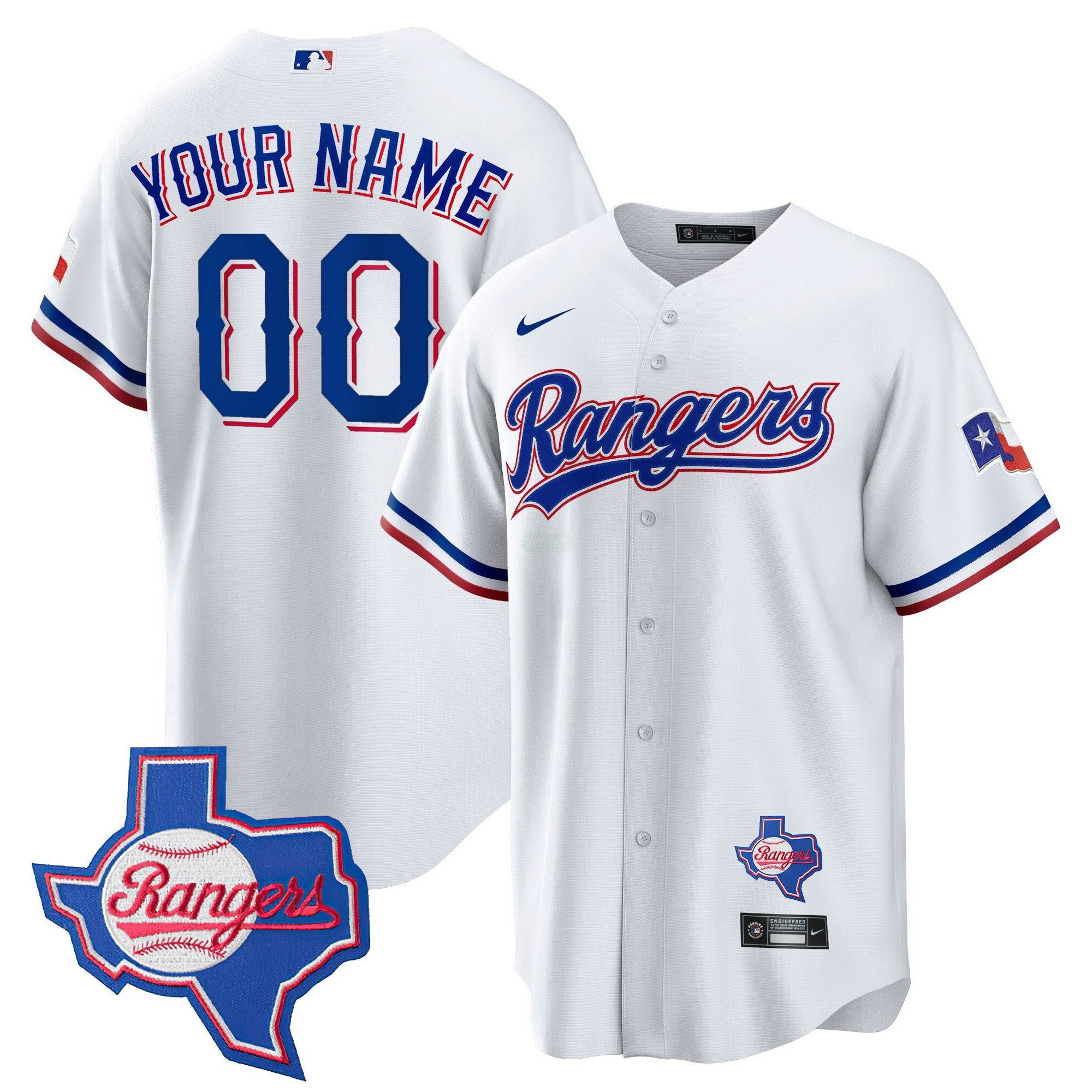 Camisa MLB Texas 2023 Cool Base Jersey – Texas Patch