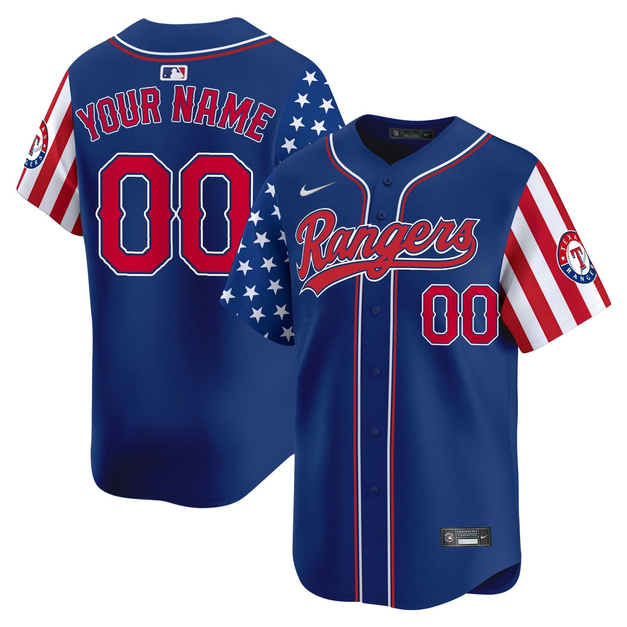 Camisa MLB Texas 2024 Independence Day Vapor Premier Limited Jersey