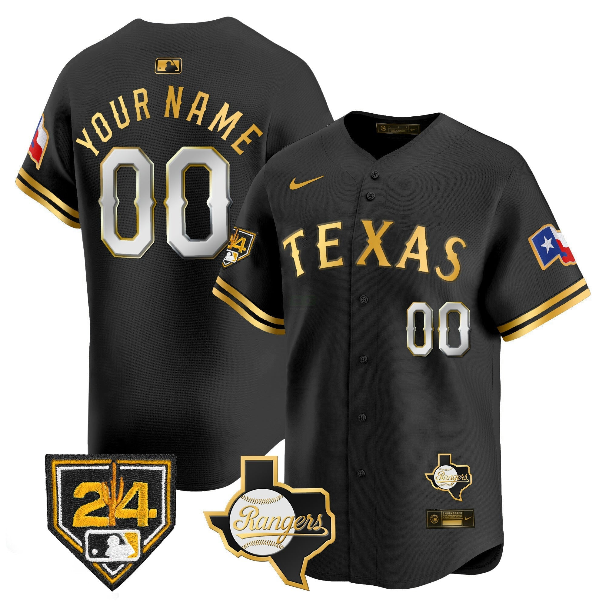 Camisa MLB Texas 2024 Spring Training Patch Vapor Premier Limited Jersey
