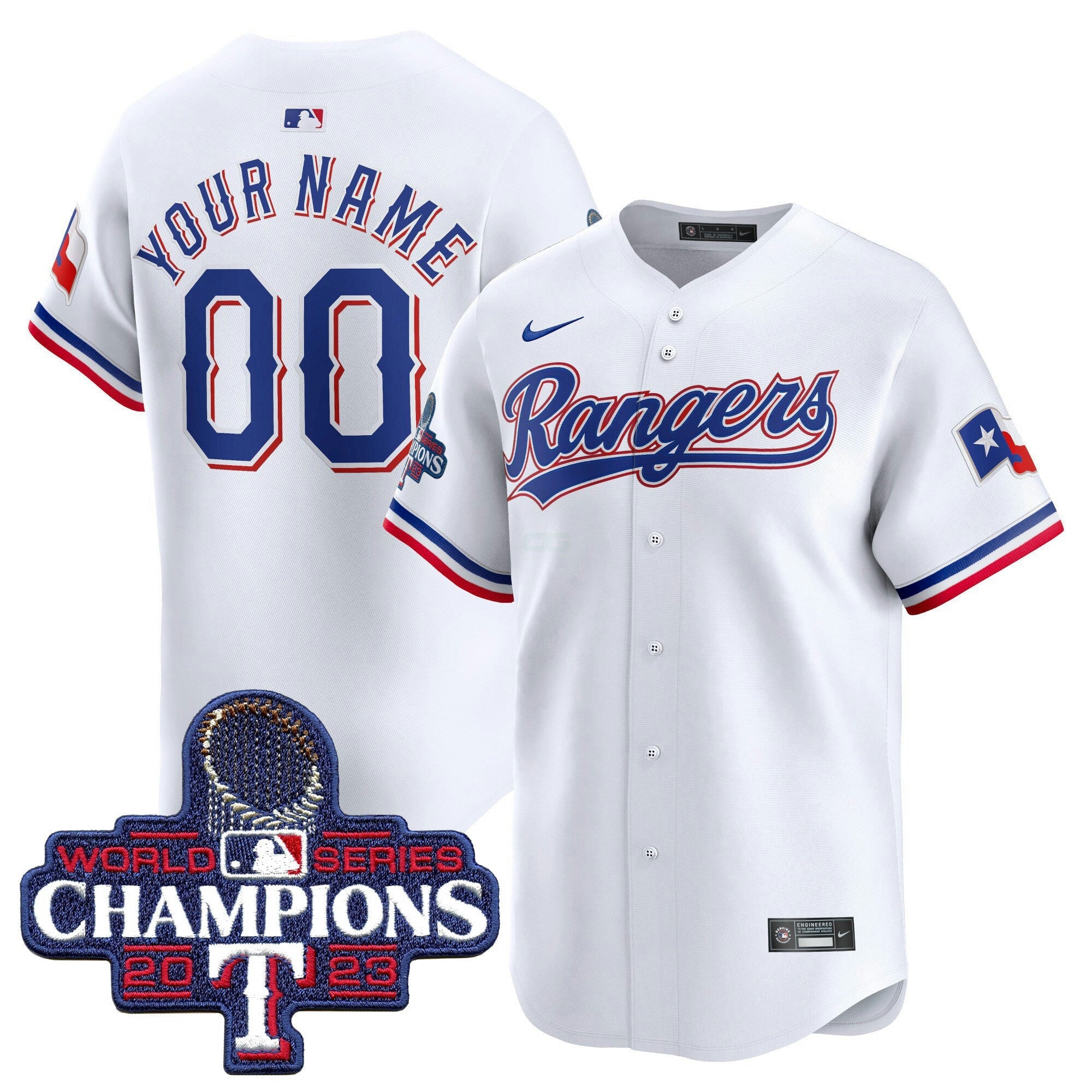 Camisa MLB Texas World Series Champions Vapor Premier Limited Jersey