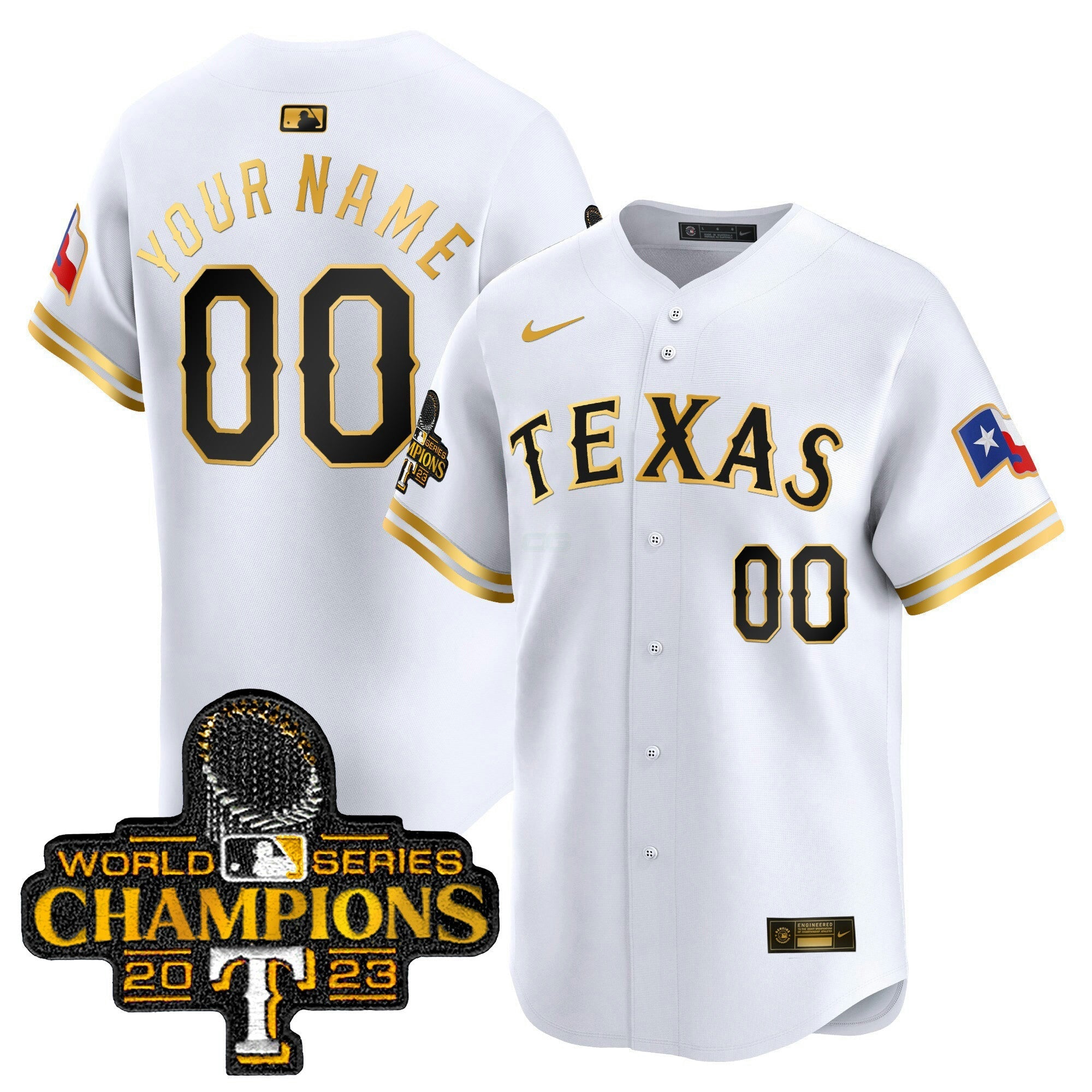 Camisa MLB Texas World Series Champions Vapor Premier Limited Jersey