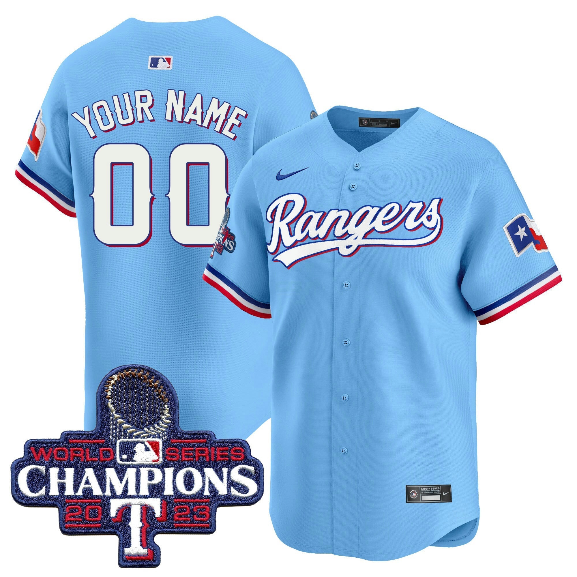 Camisa MLB Texas World Series Champions Vapor Premier Limited Jersey