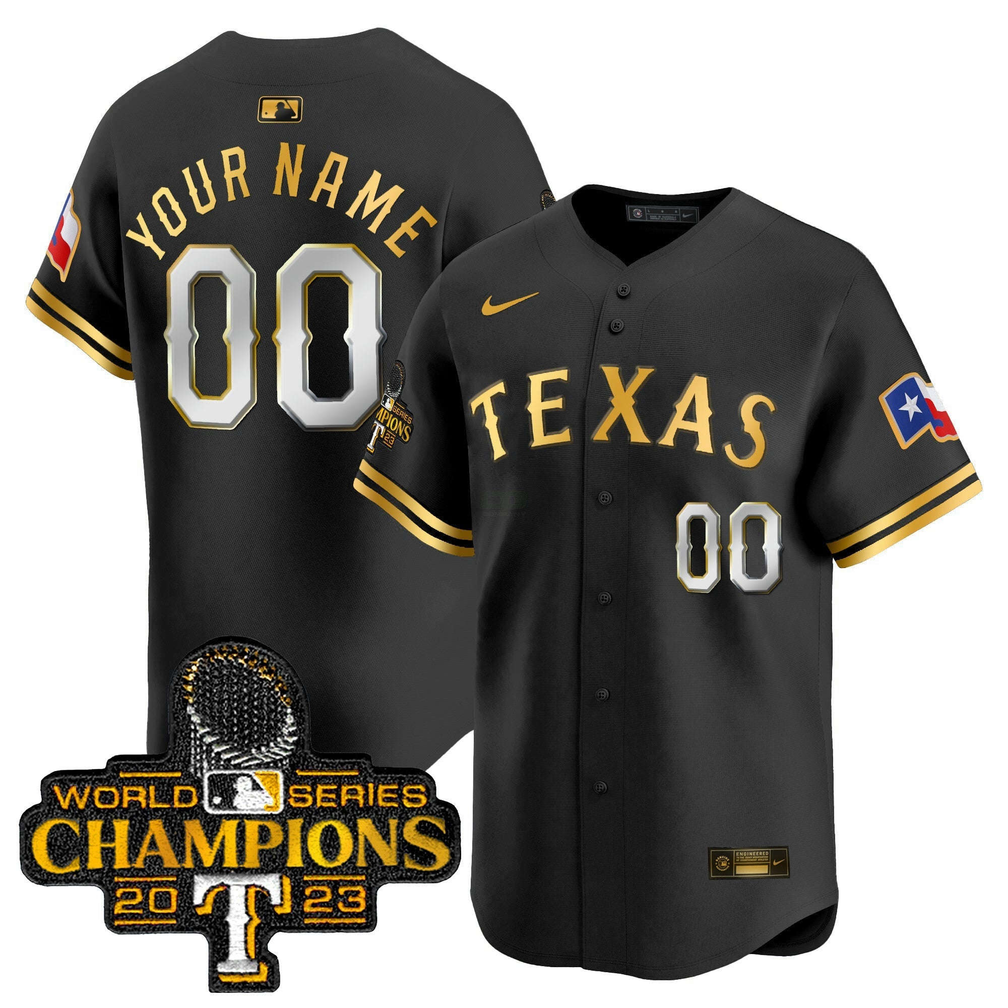 Camisa MLB Texas World Series Champions Vapor Premier Limited Jersey