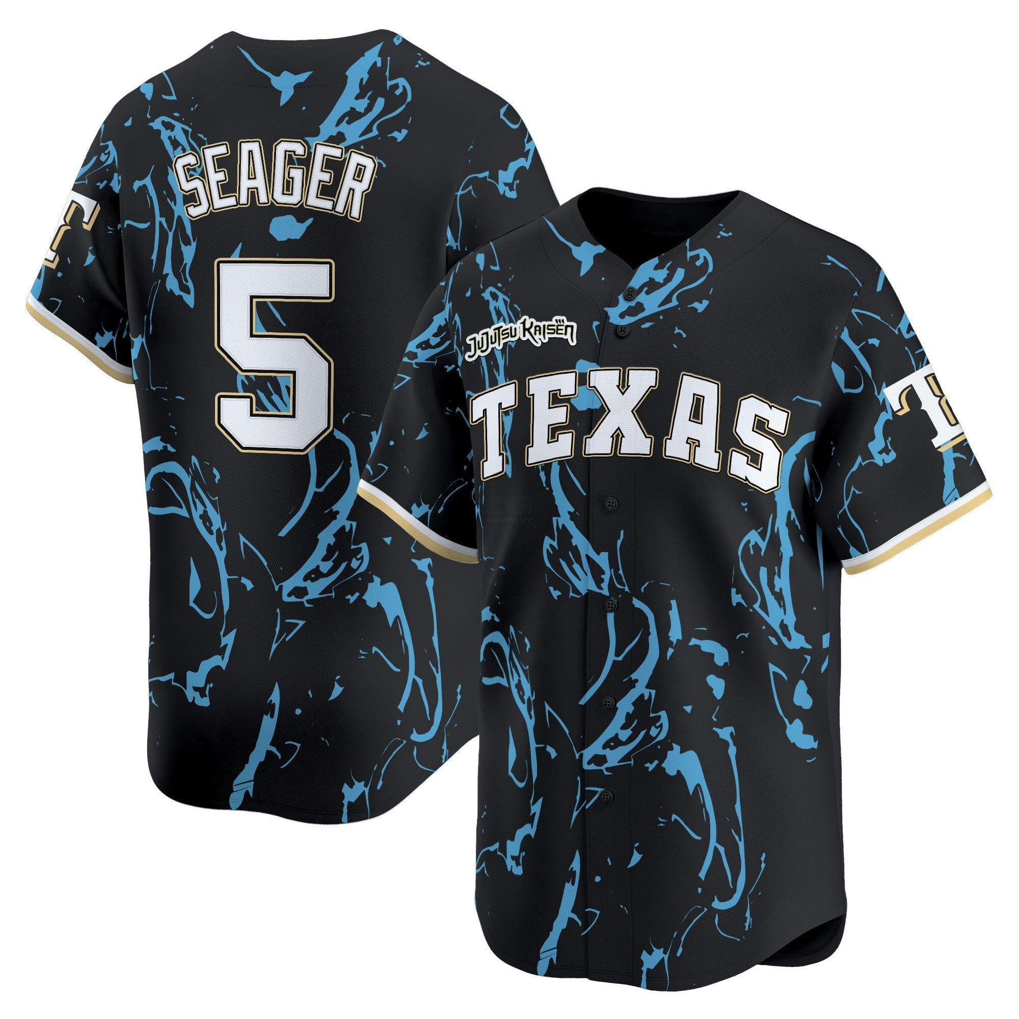 Camisa MLB Texas x Jujutsu Kaisen Vapor Premier Limited Jersey