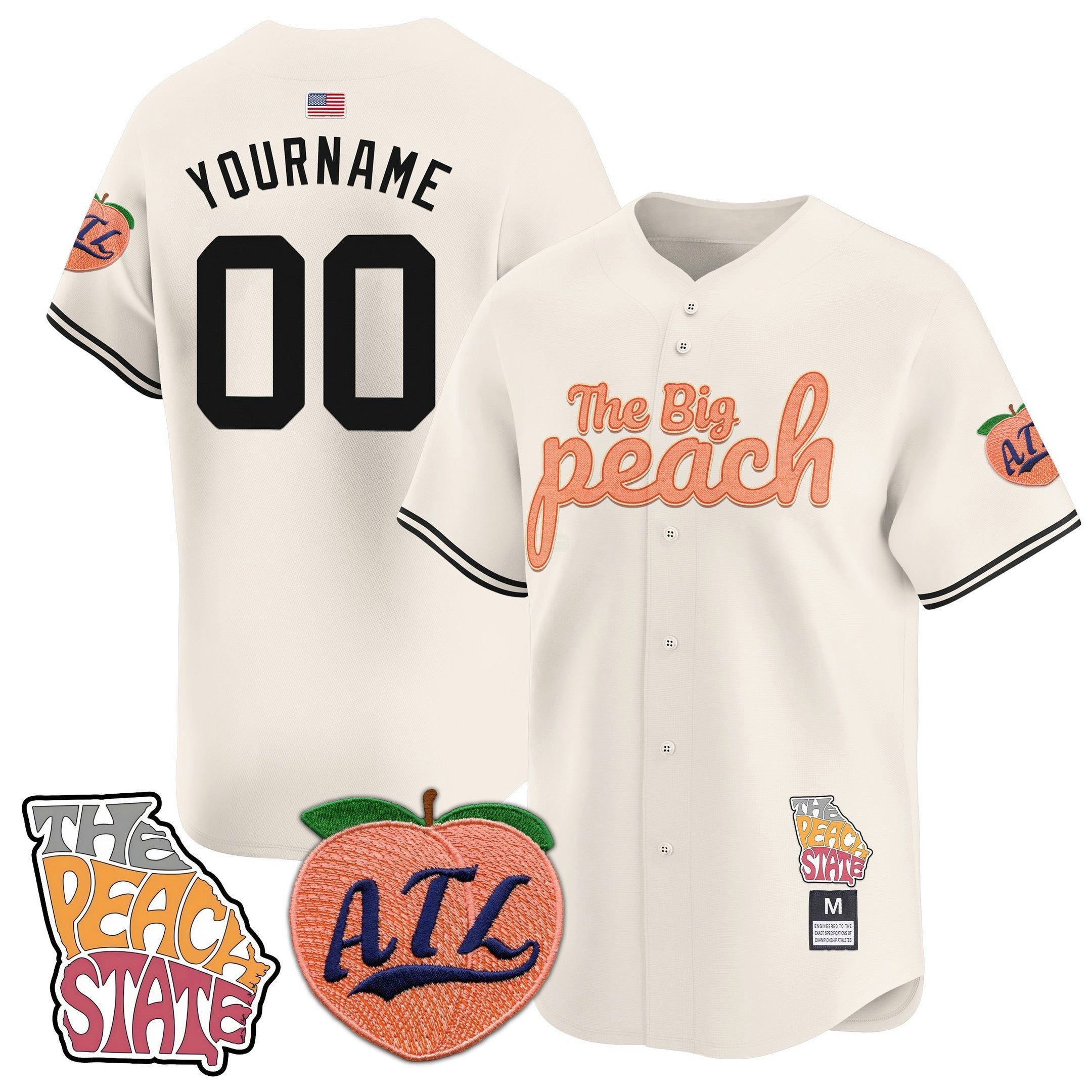 Camisa MLB The Big Peach Vapor Premier Limited Jersey