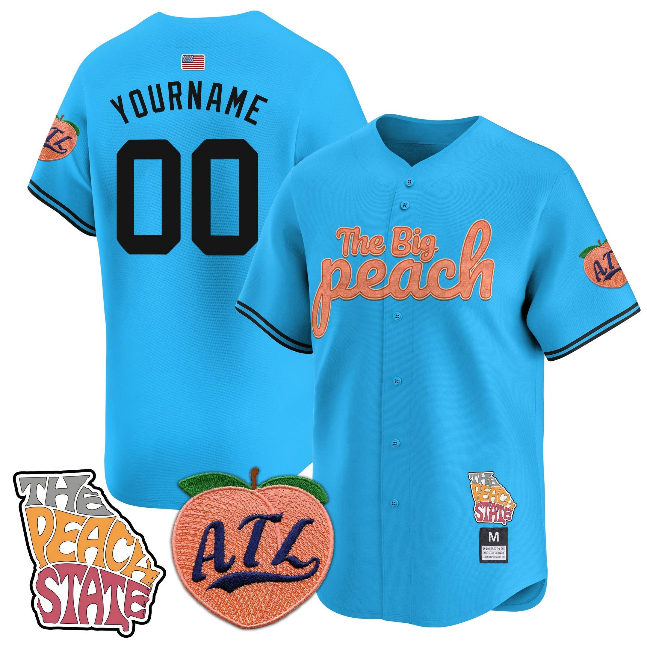 Camisa MLB The Big Peach Vapor Premier Limited Jersey