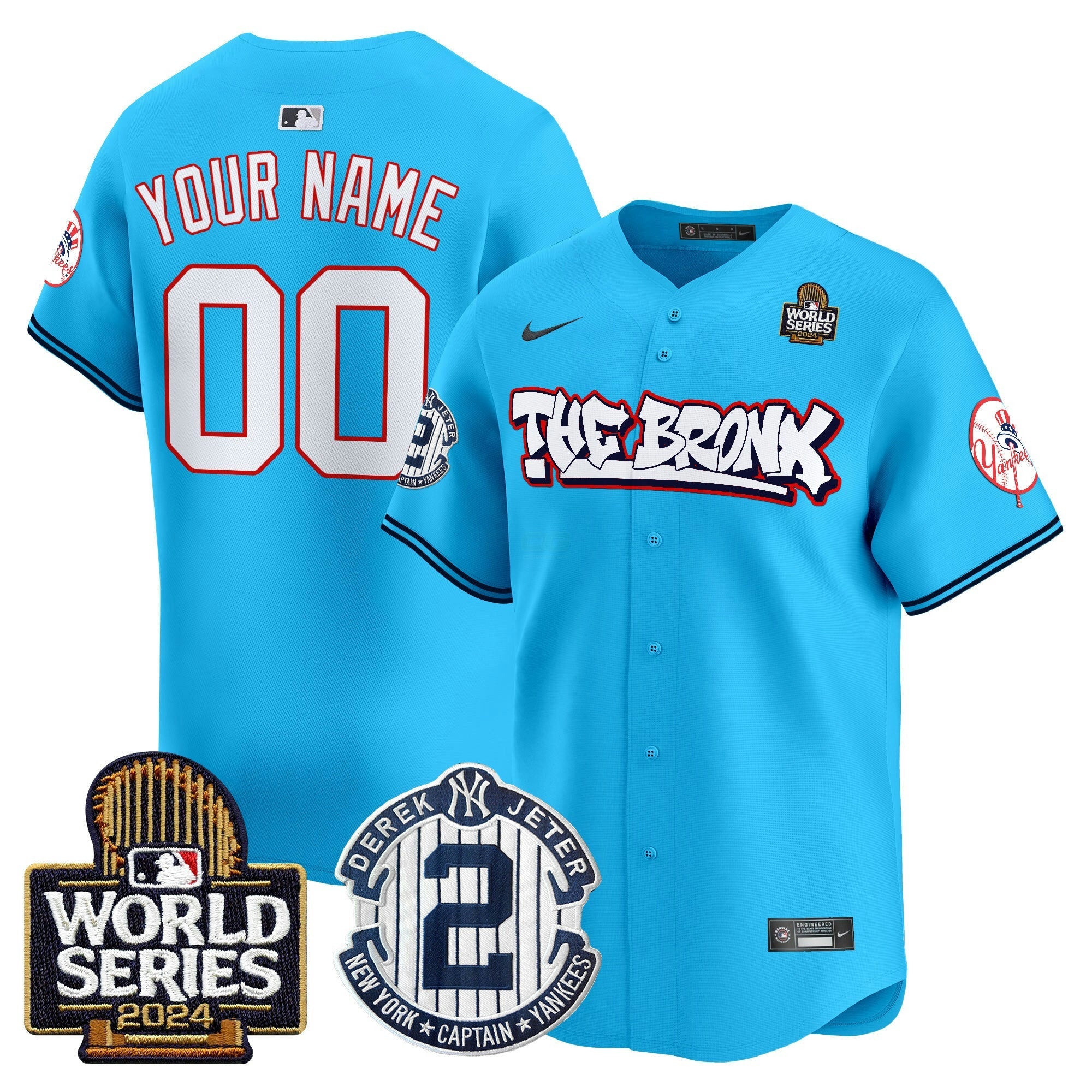Camisa MLB The Bronx 2024 World Series Vapor Premier Limited Jersey V2