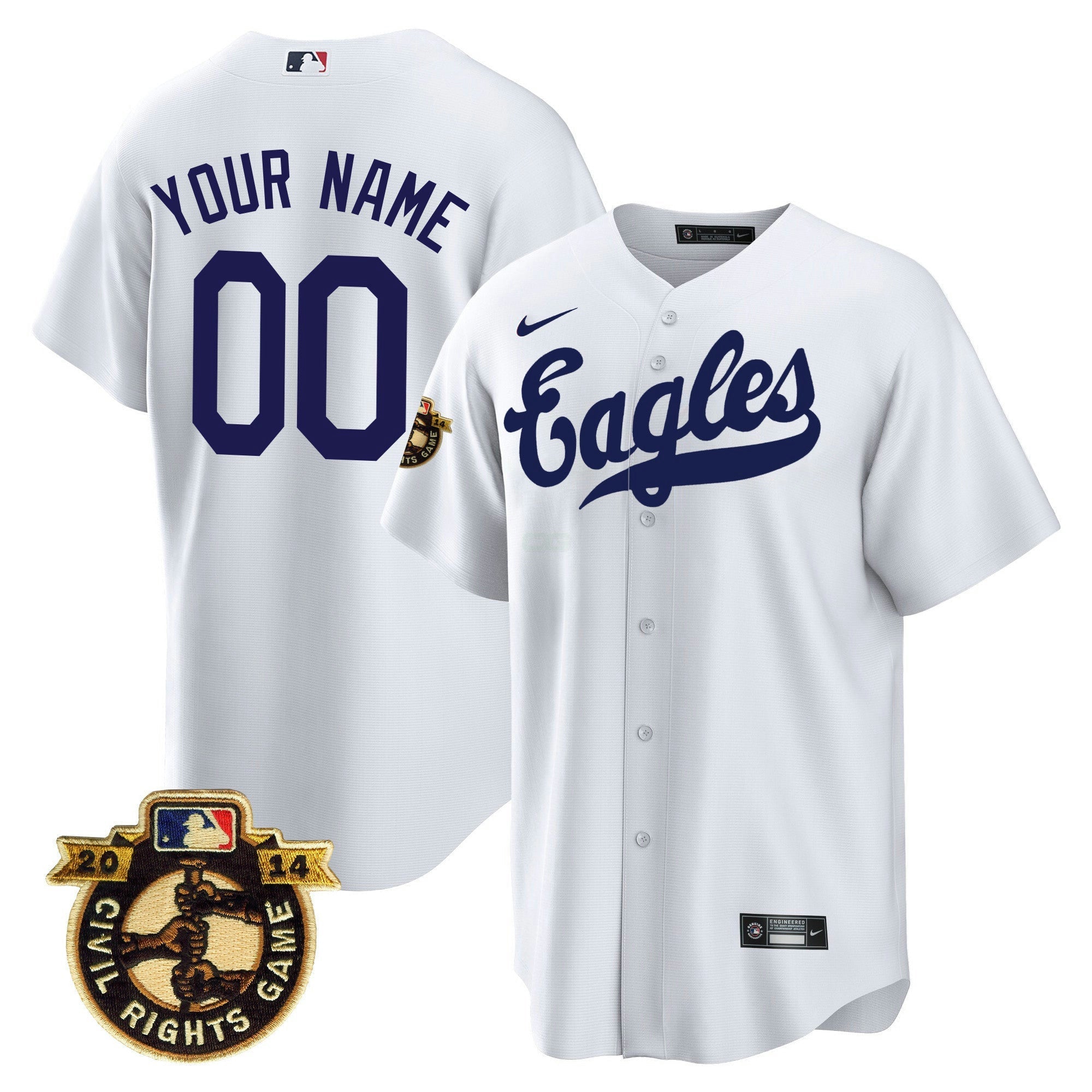 Camisa MLB Throwback 1950 Houston Eagles Jersey
