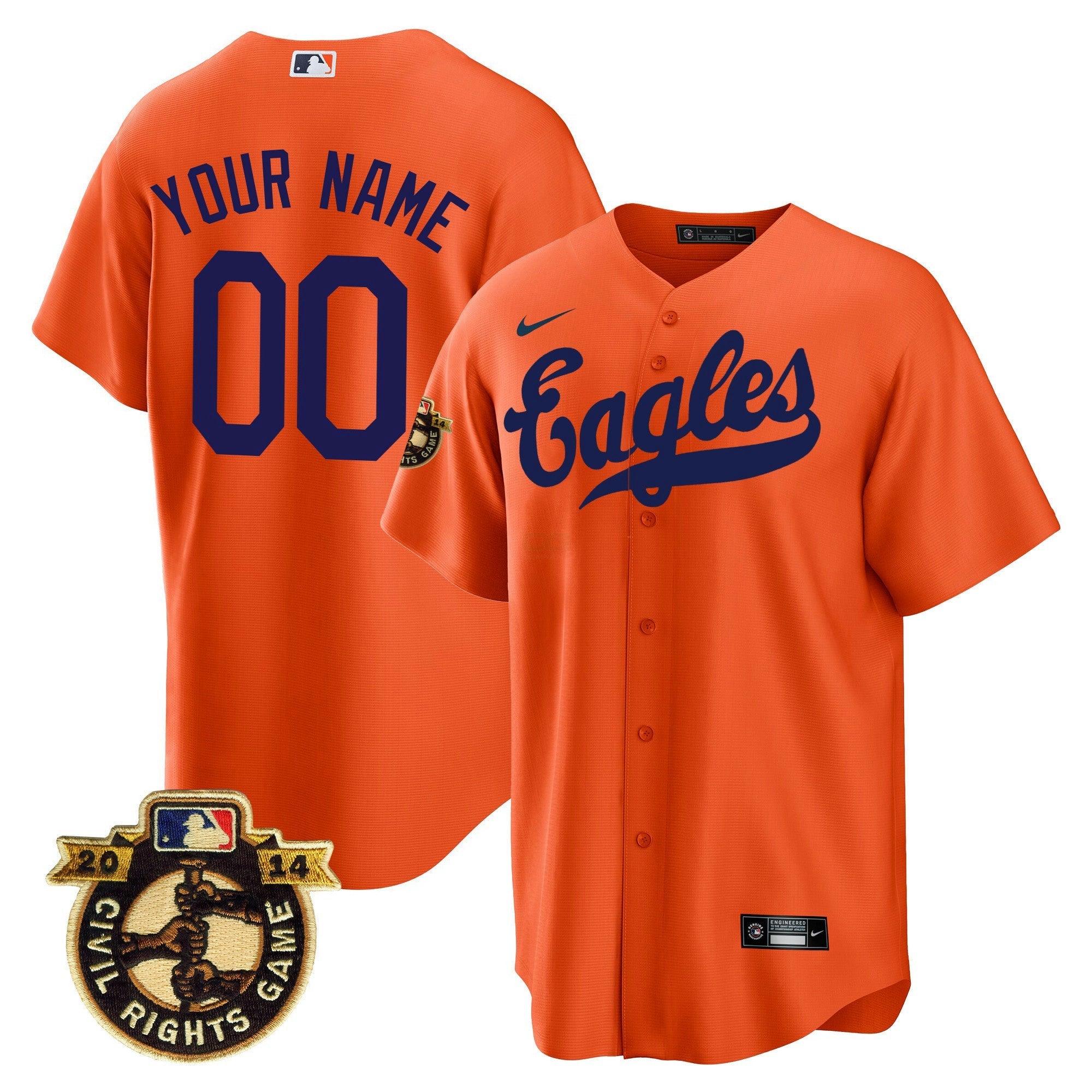 Camisa MLB Throwback 1950 Houston Eagles Jersey