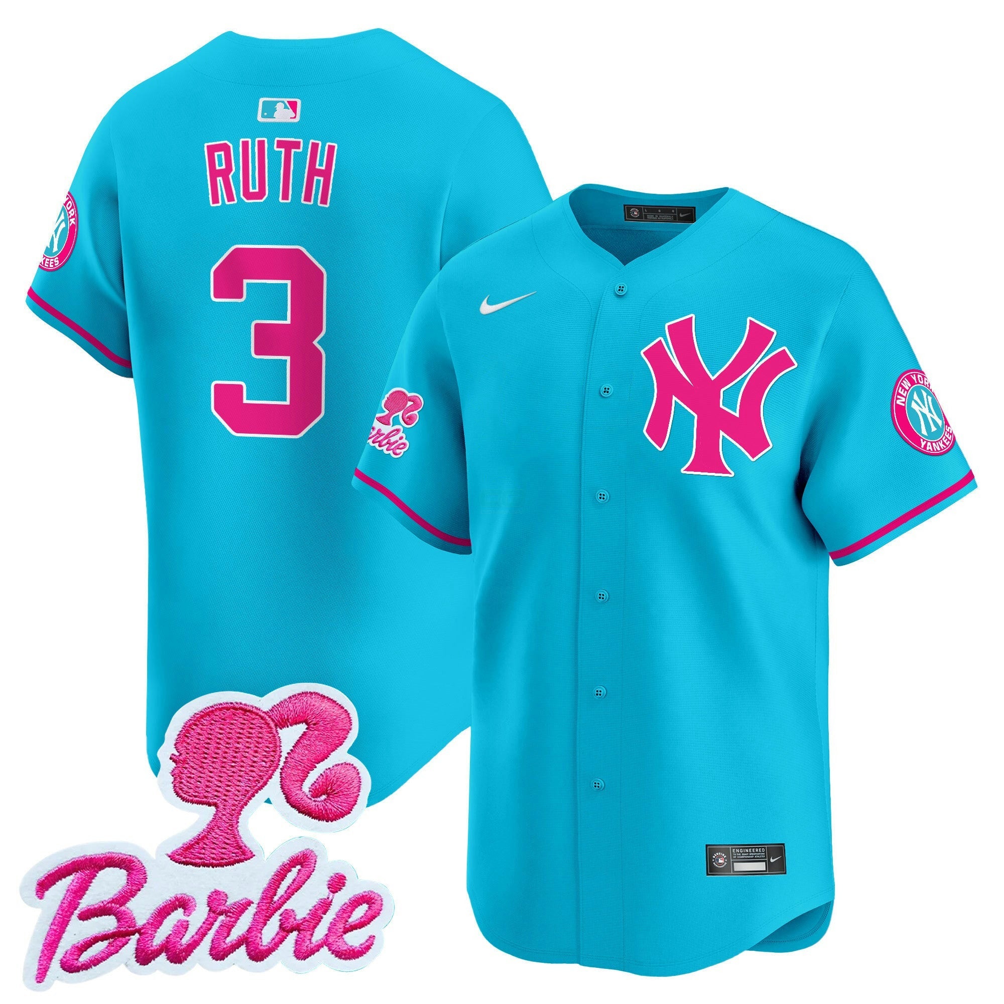 Camisa MLB Unisex Barbie Patch Vapor Premier Limited Jersey