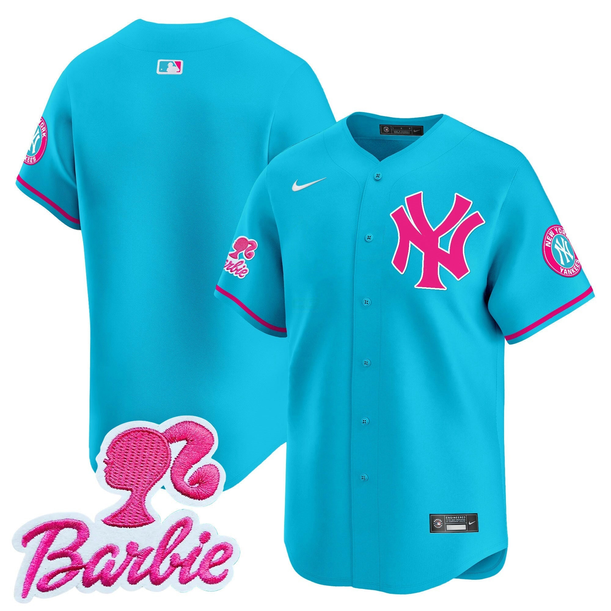 Camisa MLB Unisex Barbie Patch Vapor Premier Limited Jersey