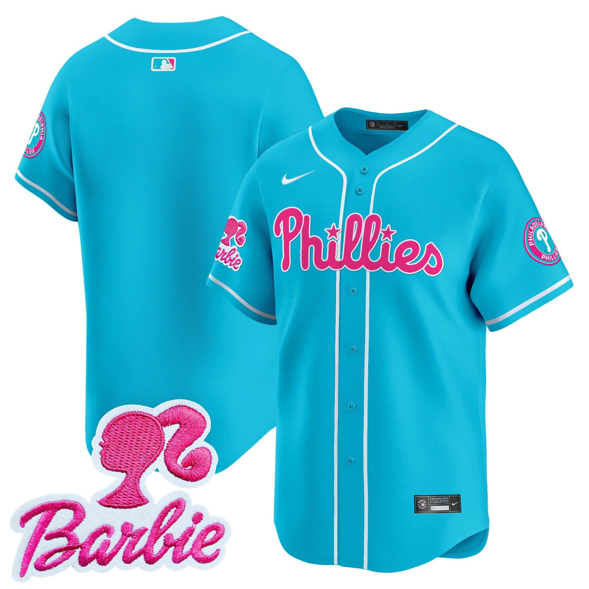 Camisa MLB Unisex Barbie Patch Vapor Premier Limited Jersey