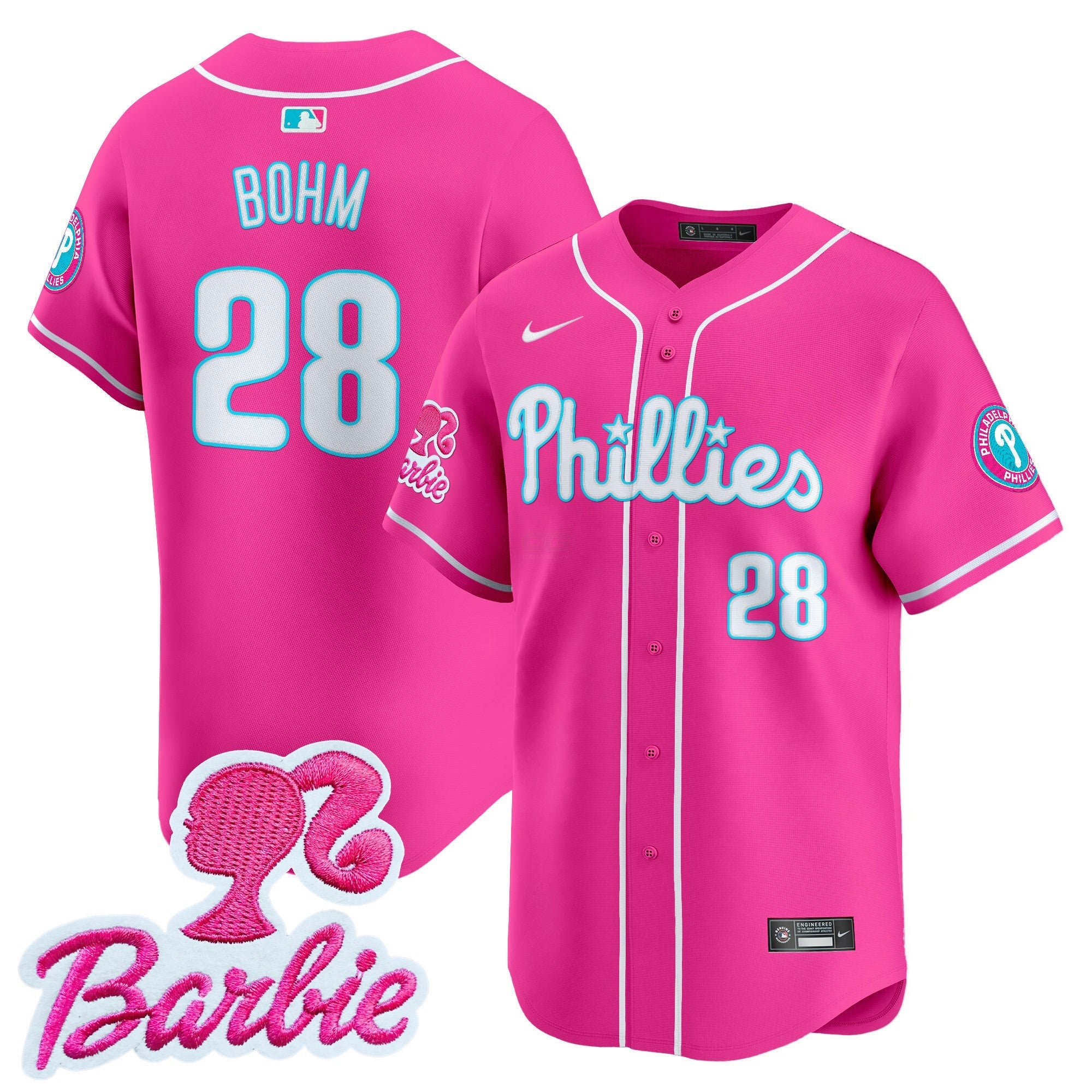 Camisa MLB Unisex Barbie Patch Vapor Premier Limited Jersey