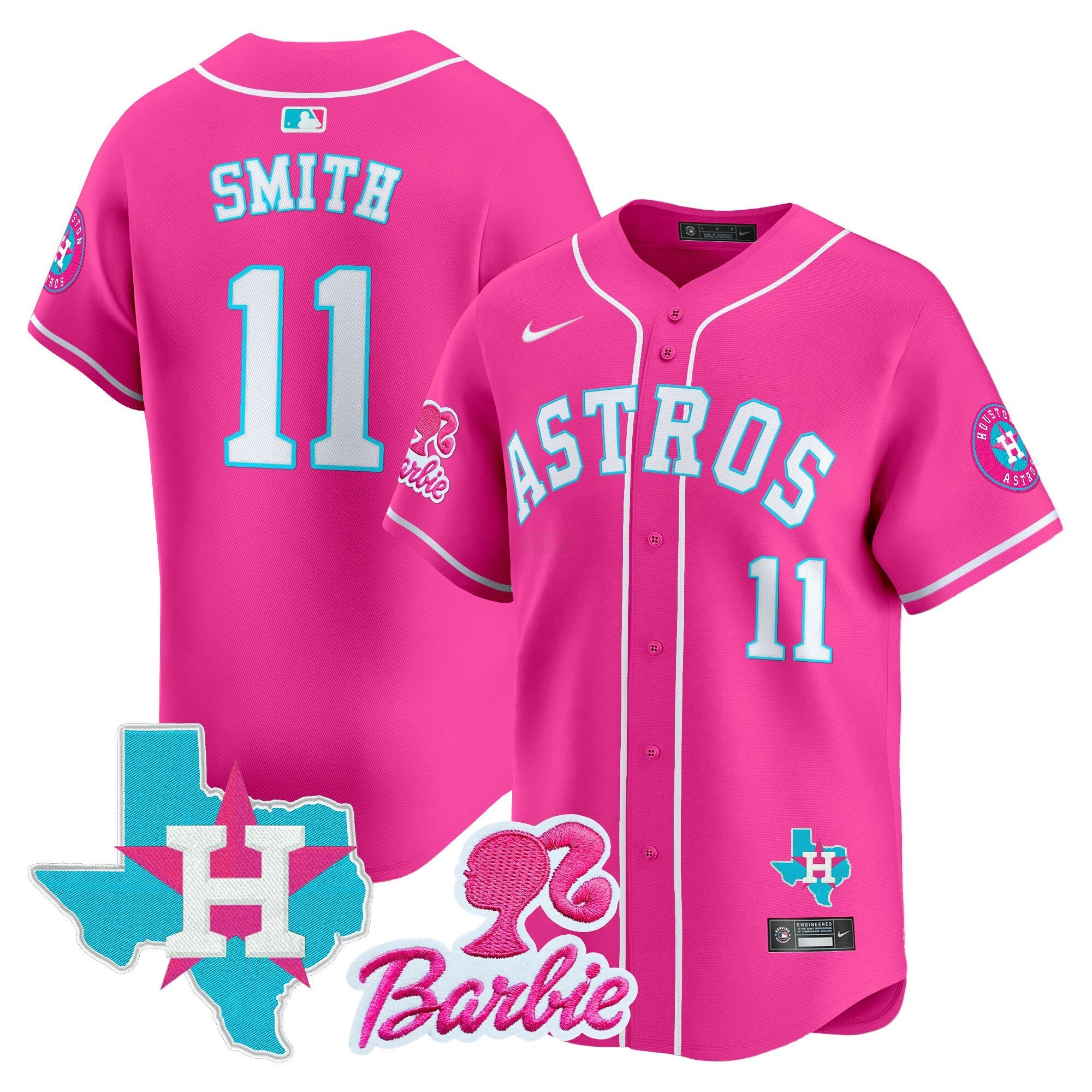 Camisa MLB Unisex Barbie Patch Vapor Premier Limited Jersey