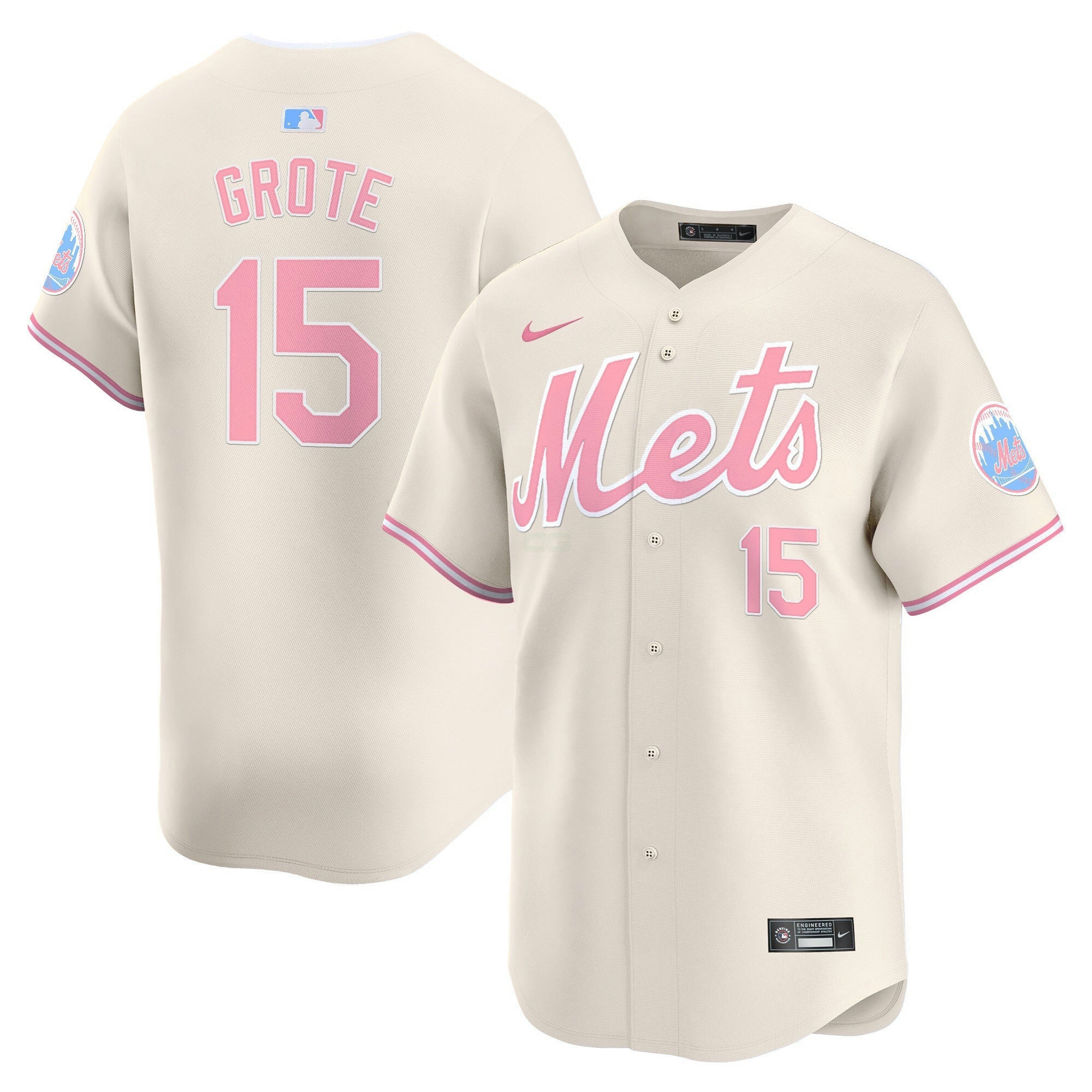 Camisa MLB Unisex Bubblegum Pink Vapor Premier Limited Jersey