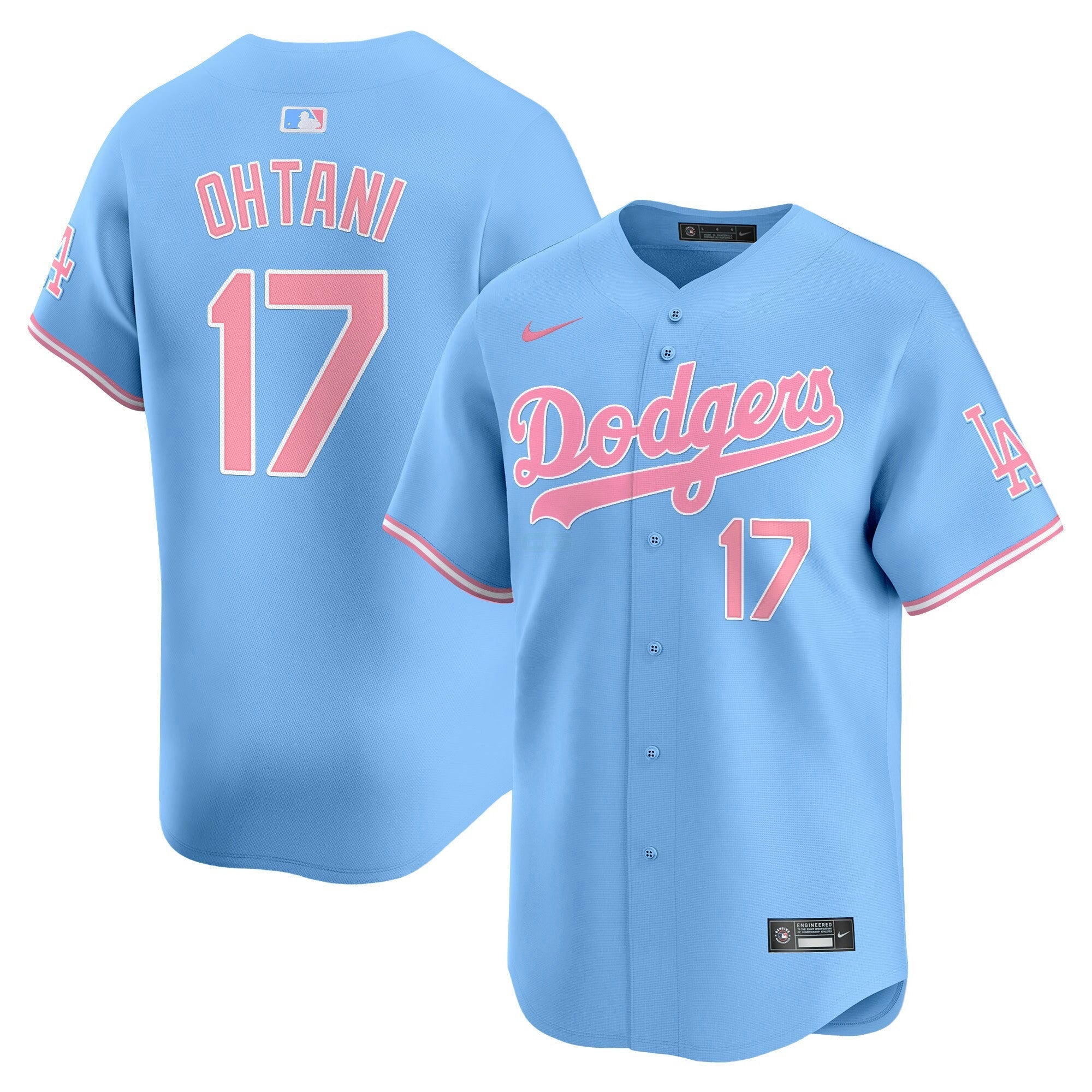 Camisa MLB Unisex Bubblegum Pink Vapor Premier Limited Jersey