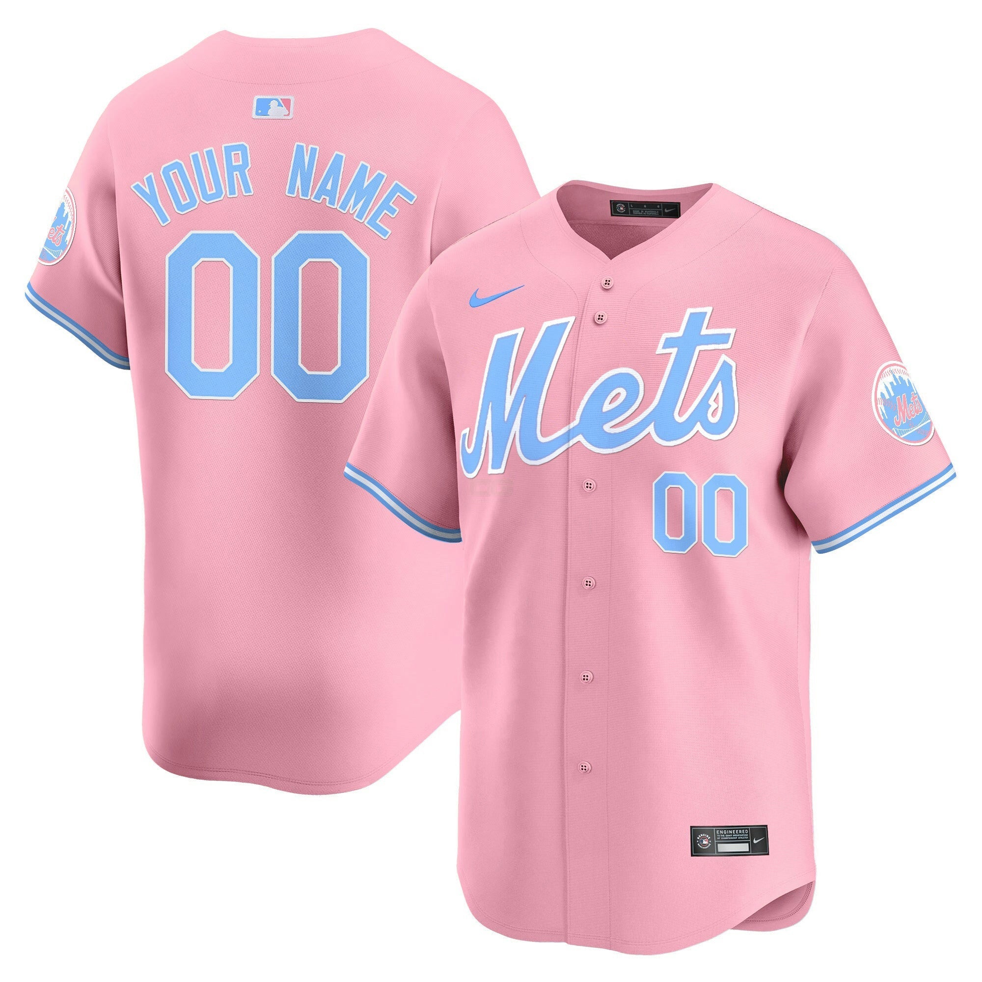 Camisa MLB Unisex Bubblegum Pink Vapor Premier Limited Jersey