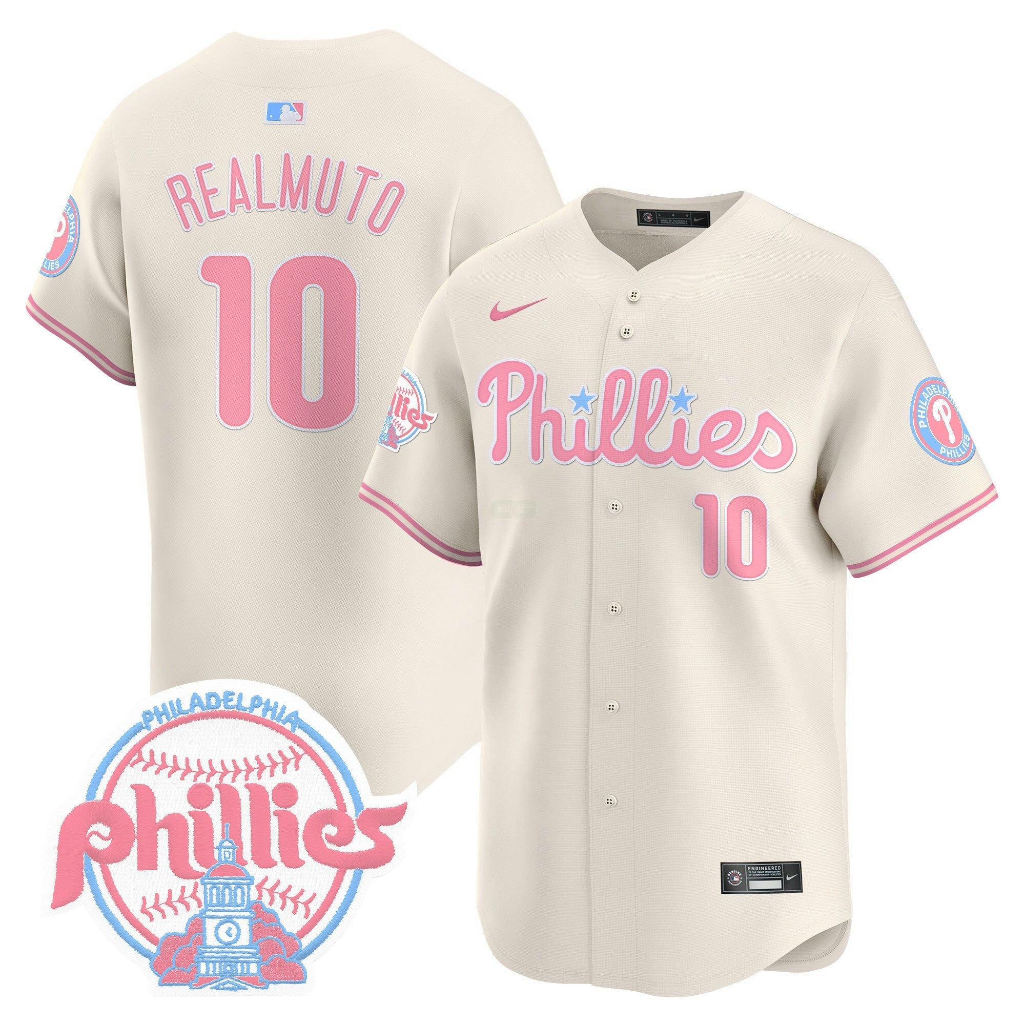Camisa MLB Unisex Bubblegum Pink Vapor Premier Limited Jersey V2