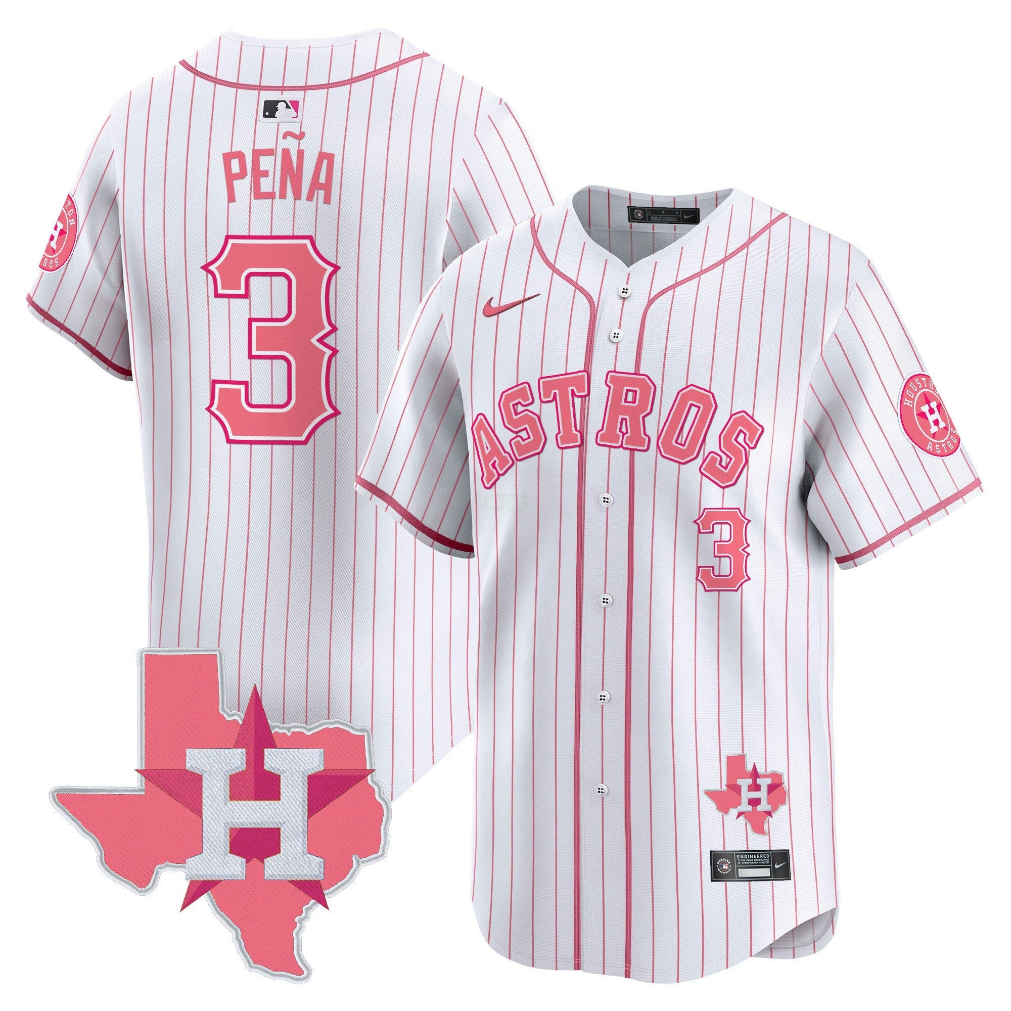 Camisa MLB Unisex Bubblegum Pink Vapor Premier Limited Jersey V2