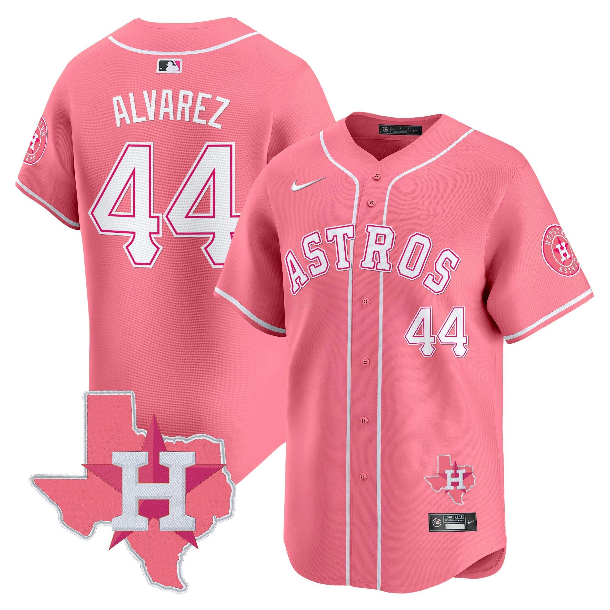 Camisa MLB Unisex Bubblegum Pink Vapor Premier Limited Jersey V2