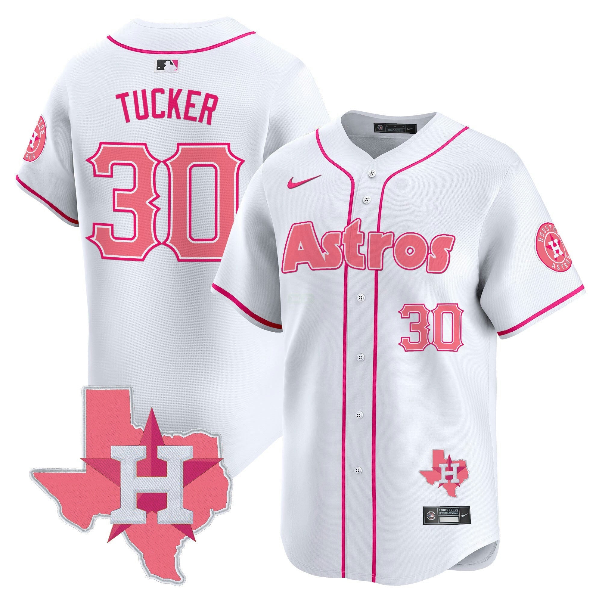 Camisa MLB Unisex Bubblegum Pink Vapor Premier Limited Jersey V3