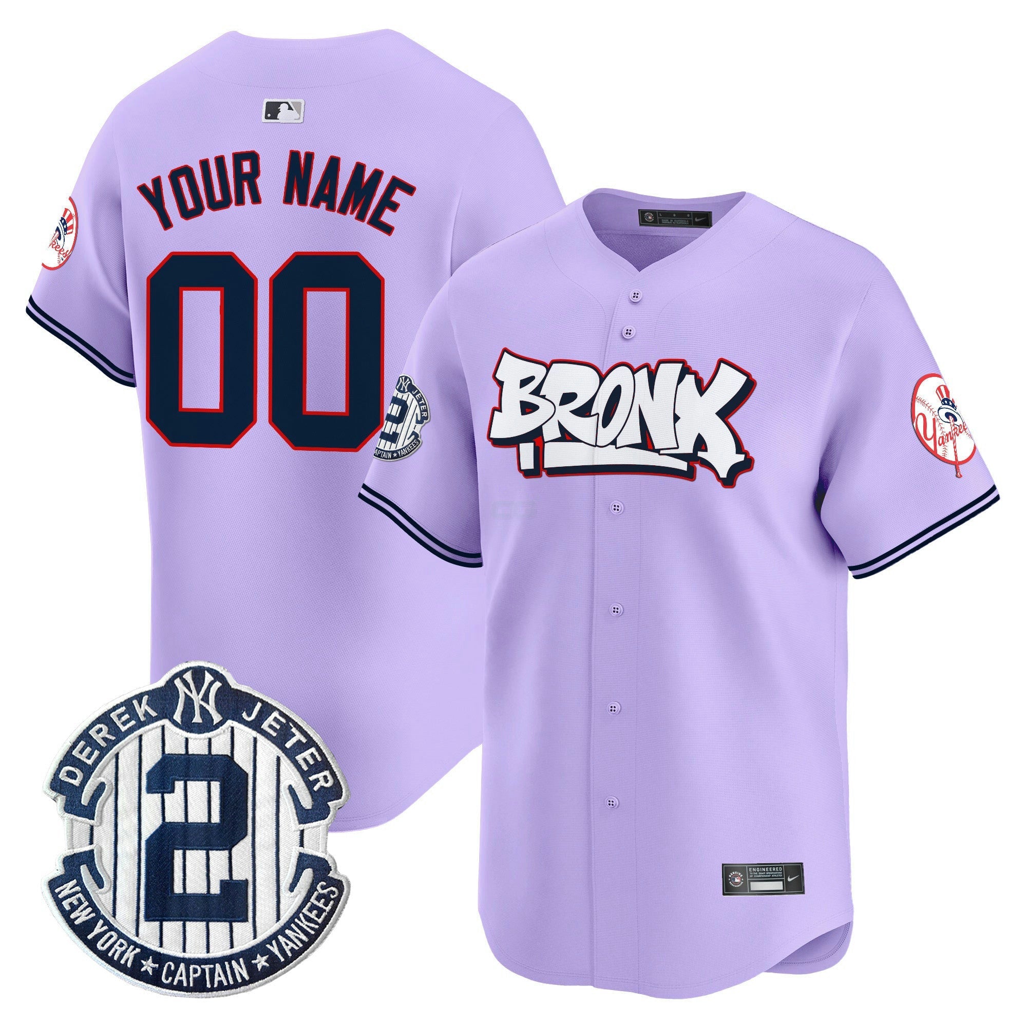 Camisa MLB Unisex New York The Bronx Graffiti Vapor Premier Limited Jersey V4