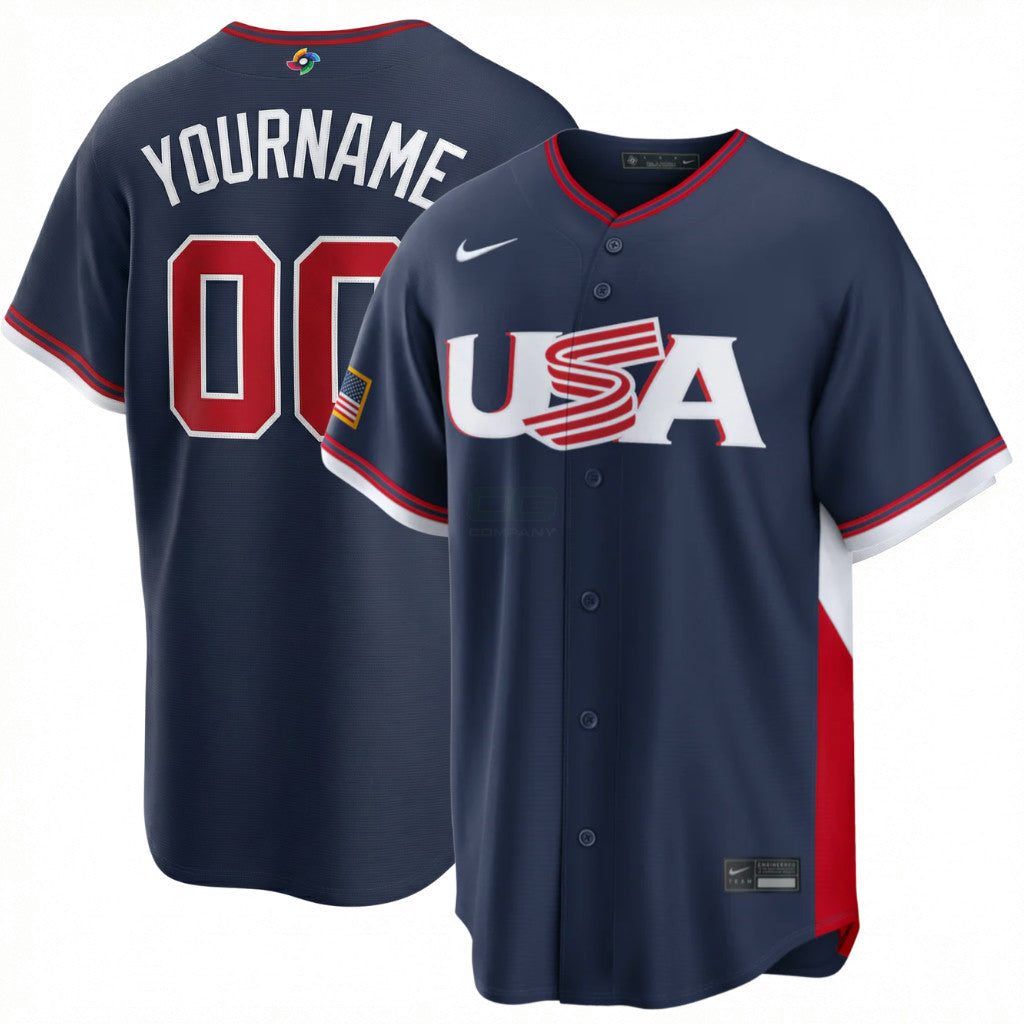 Camisa MLB USA Custom Jersey (ships in 3-6 weeks)