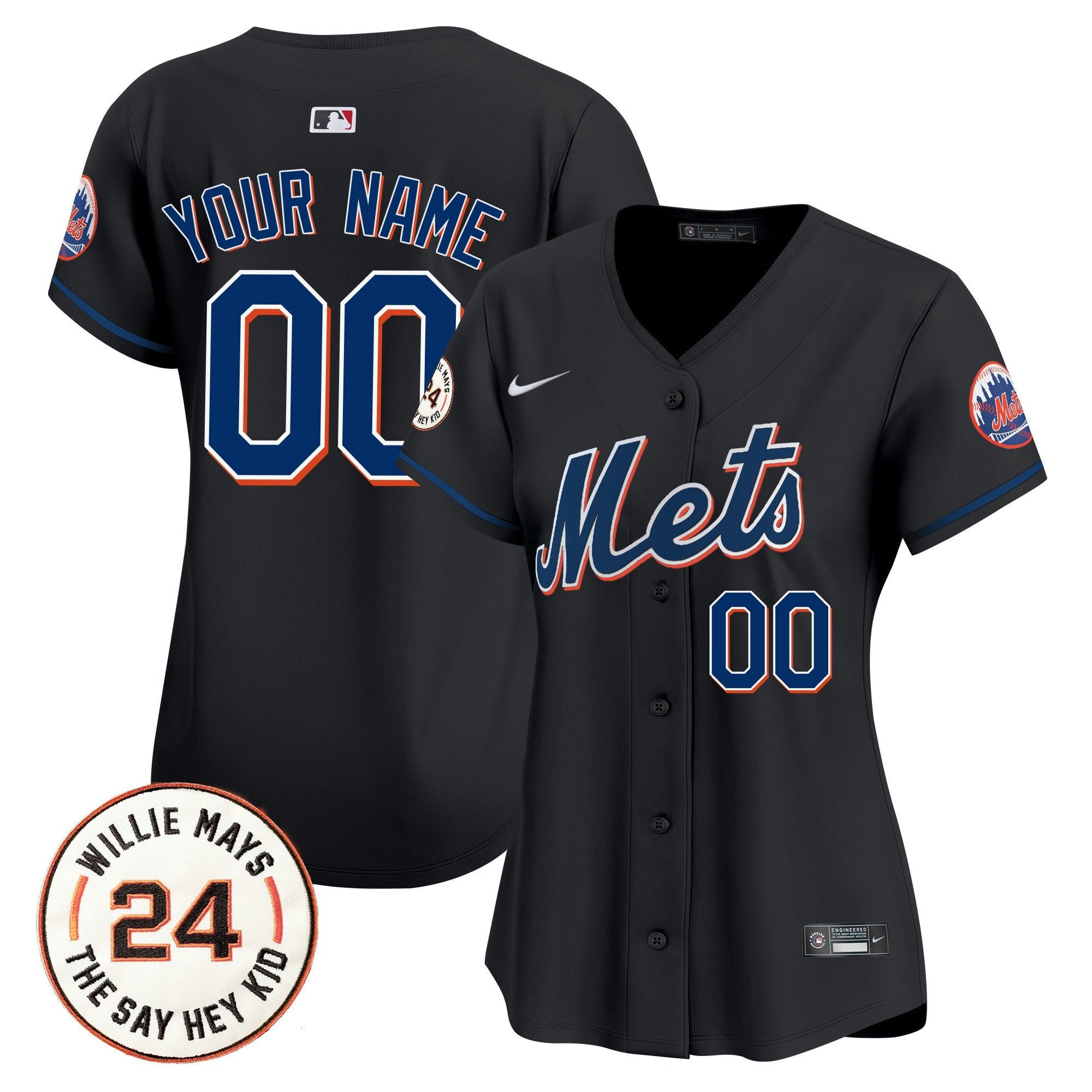 Camisa MLB Willie Mays Patch Vapor Premier Limited Jersey