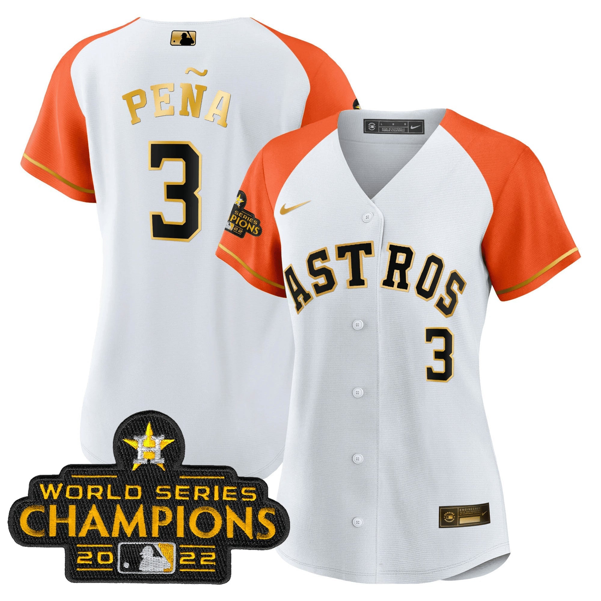 Camisa MLB Women’s 2023 Dourada Alternativa Jersey