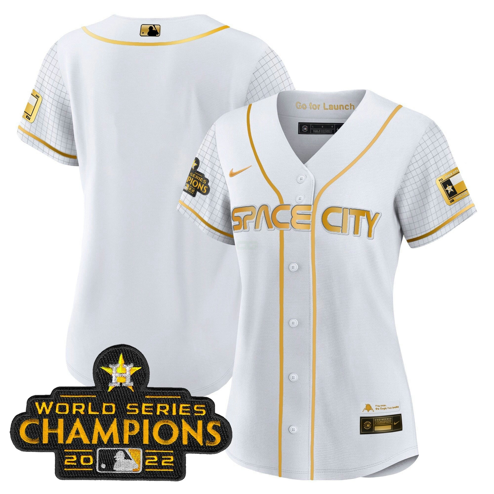 Camisa MLB Women’s 2023 Space City Champions Jersey