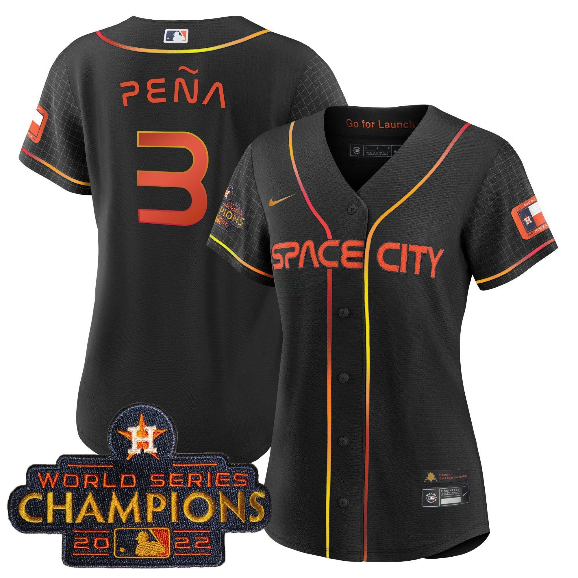 Camisa MLB Women’s 2023 Space City Champions Jersey