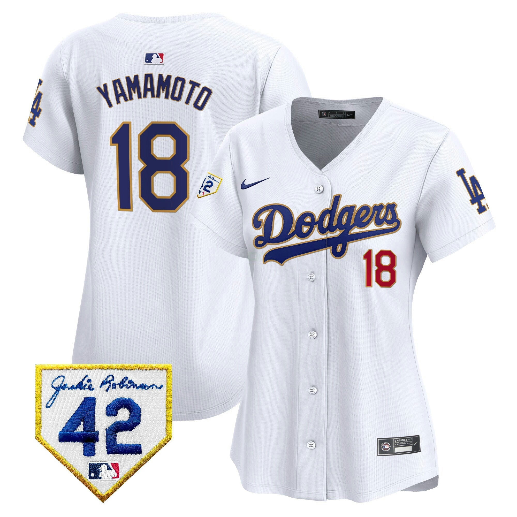 Camisa MLB Women’s 2024 Jackie Robinson Patch Vapor Premier Limited Jersey