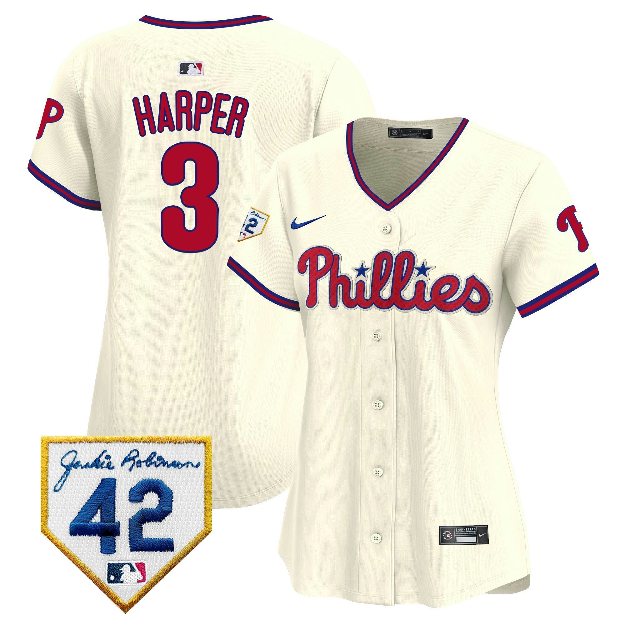 Camisa MLB Women’s 2024 Jackie Robinson Patch Vapor Premier Limited Jersey