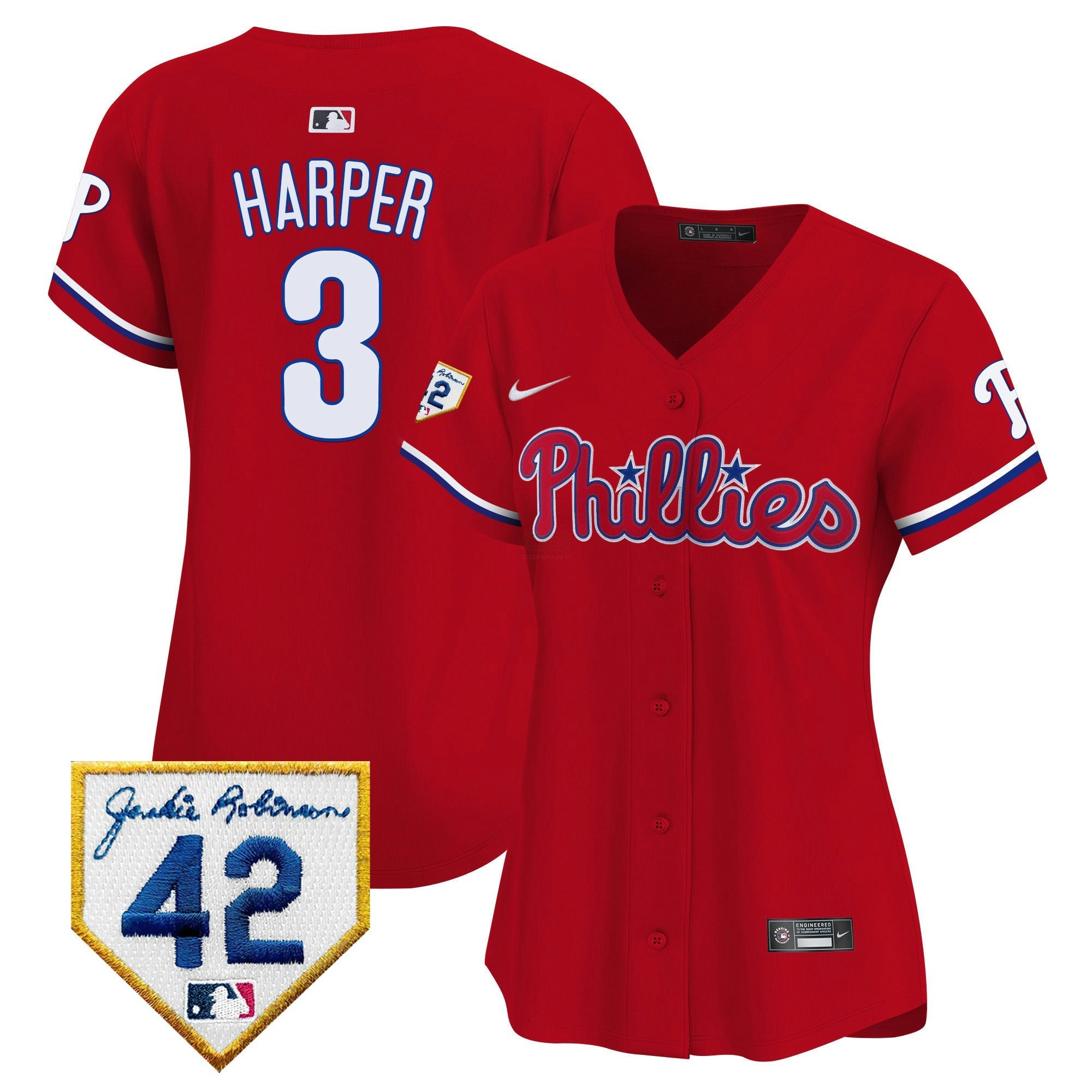 Camisa MLB Women’s 2024 Jackie Robinson Patch Vapor Premier Limited Jersey