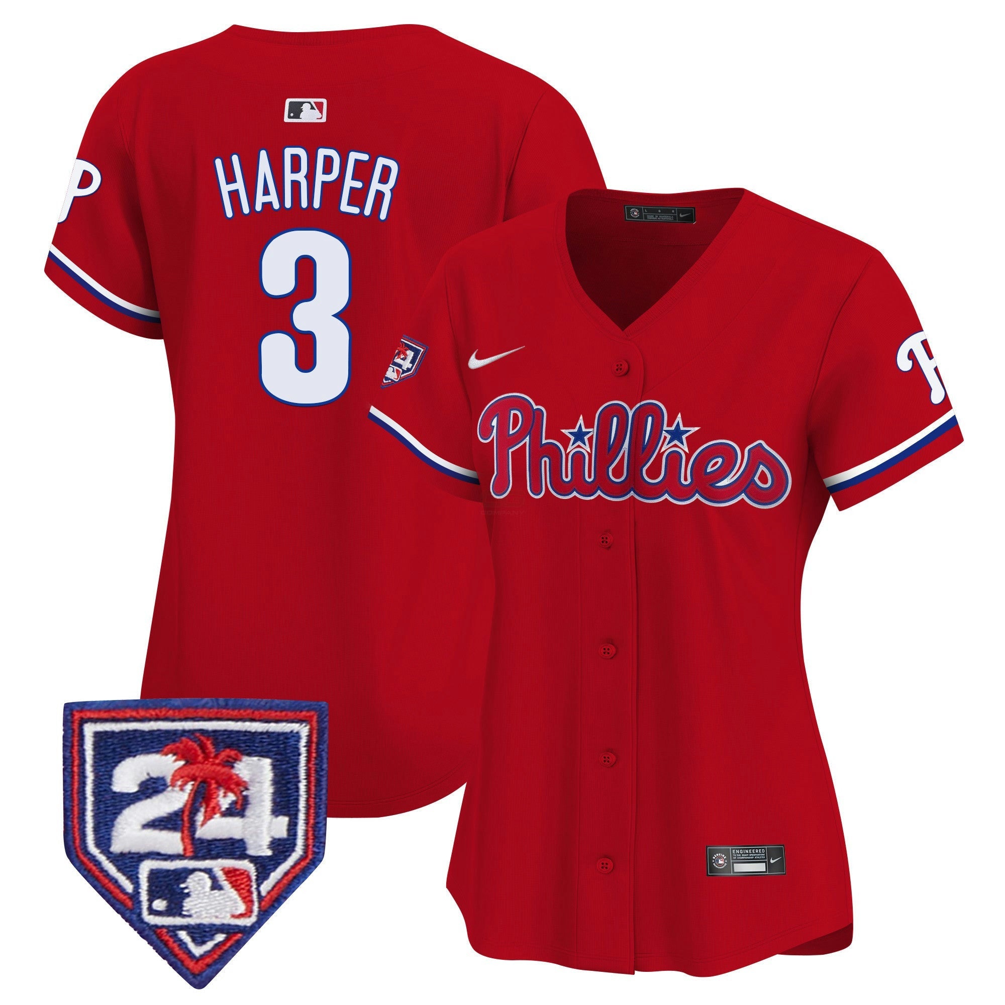 Camisa MLB Women’s 2024 Spring Training Patch Vapor Premier Limited Jersey