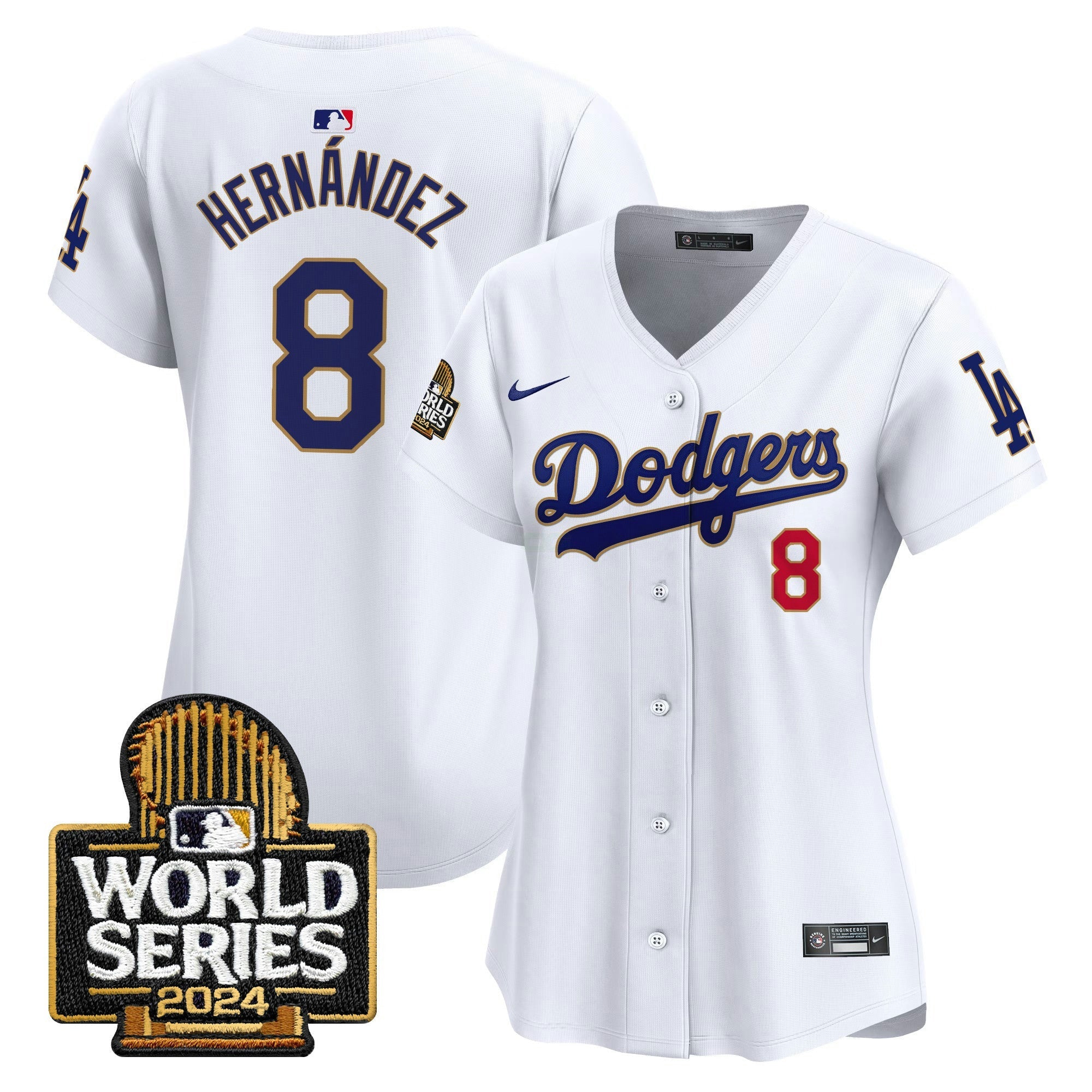 Camisa MLB Women’s 2024 World Series Dourada Trim Vapor Premier Limited Jersey