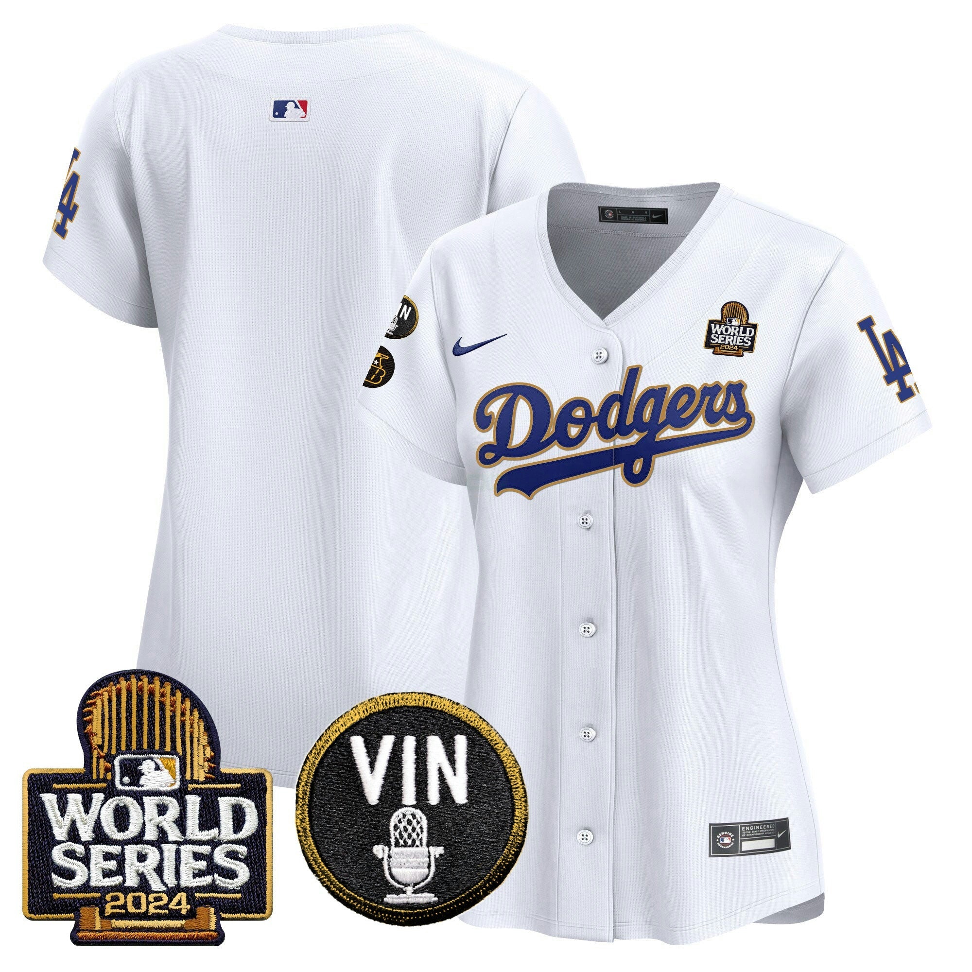 Camisa MLB Women’s 2024 World Series Dourada Trim Vapor Premier Limited Jersey V2