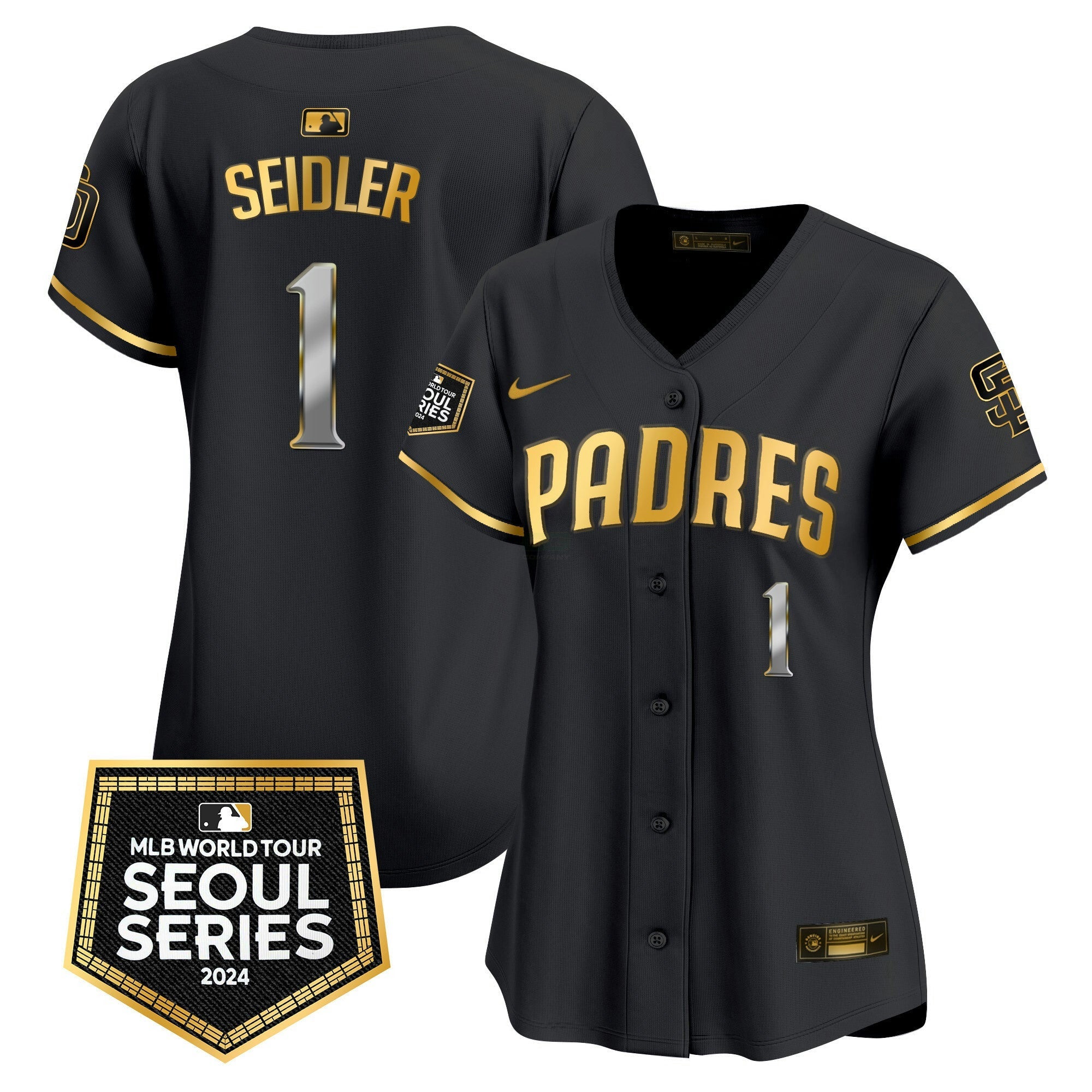 Camisa MLB Women’s 2024 World Tour Seoul Series Patch Vapor Premier Limited Jersey