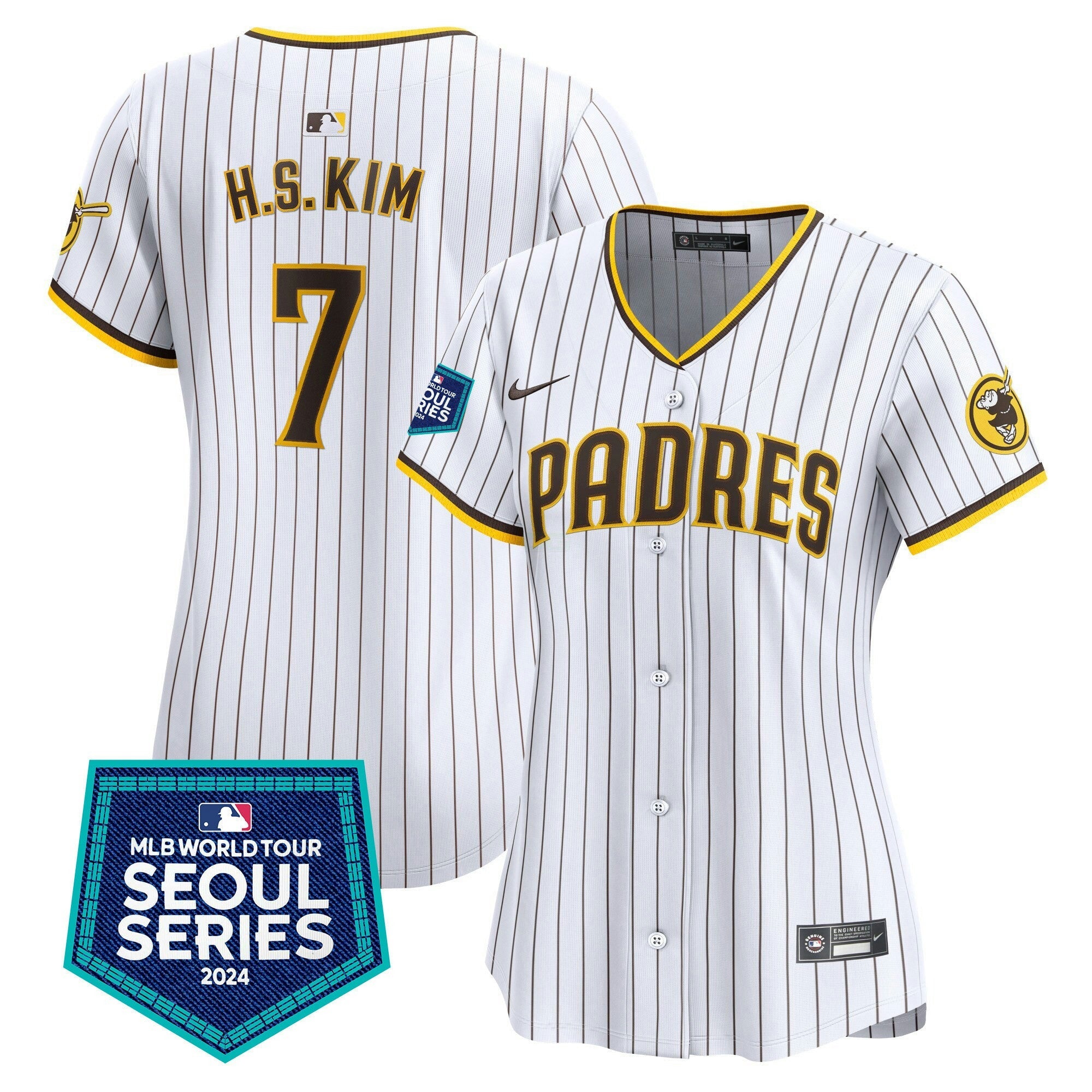 Camisa MLB Women’s 2024 World Tour Seoul Series Patch Vapor Premier Limited Jersey