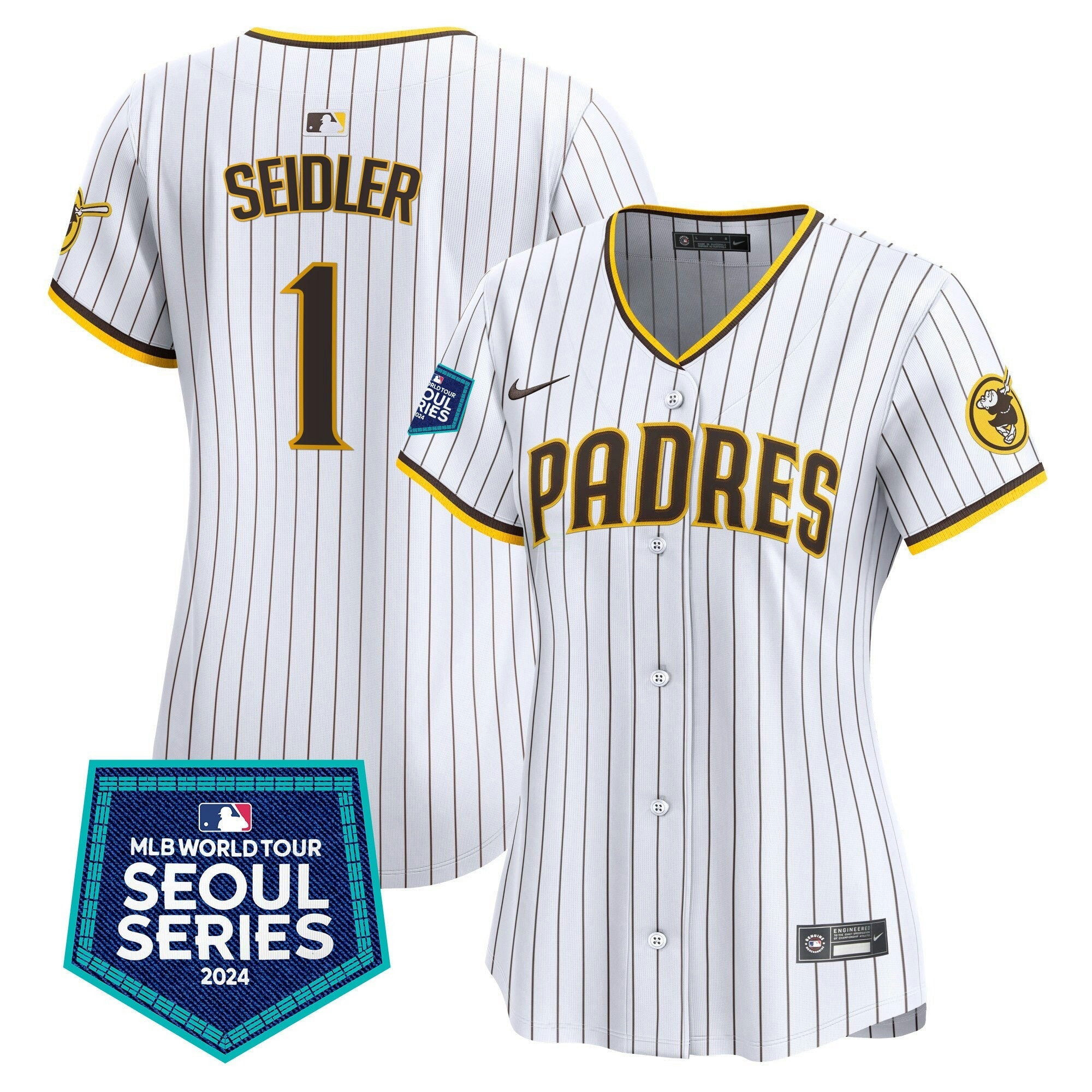 Camisa MLB Women’s 2024 World Tour Seoul Series Patch Vapor Premier Limited Jersey