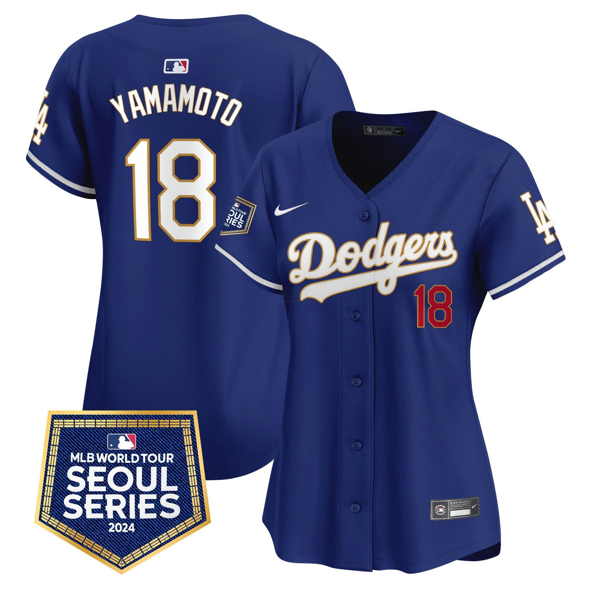 Camisa MLB Women’s 2024 World Tour Seoul Series Patch Vapor Premier Limited Jersey