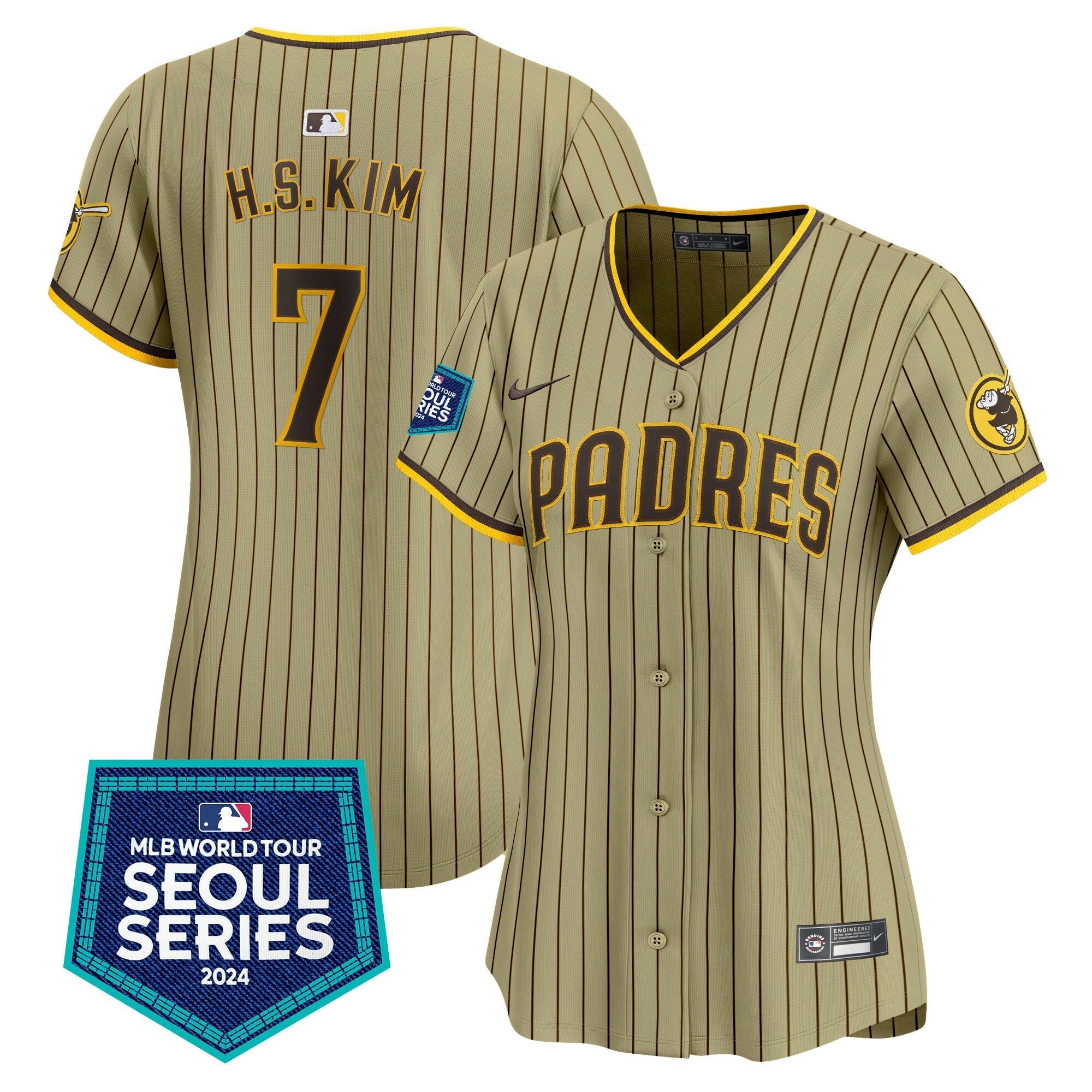 Camisa MLB Women’s 2024 World Tour Seoul Series Patch Vapor Premier Limited Jersey