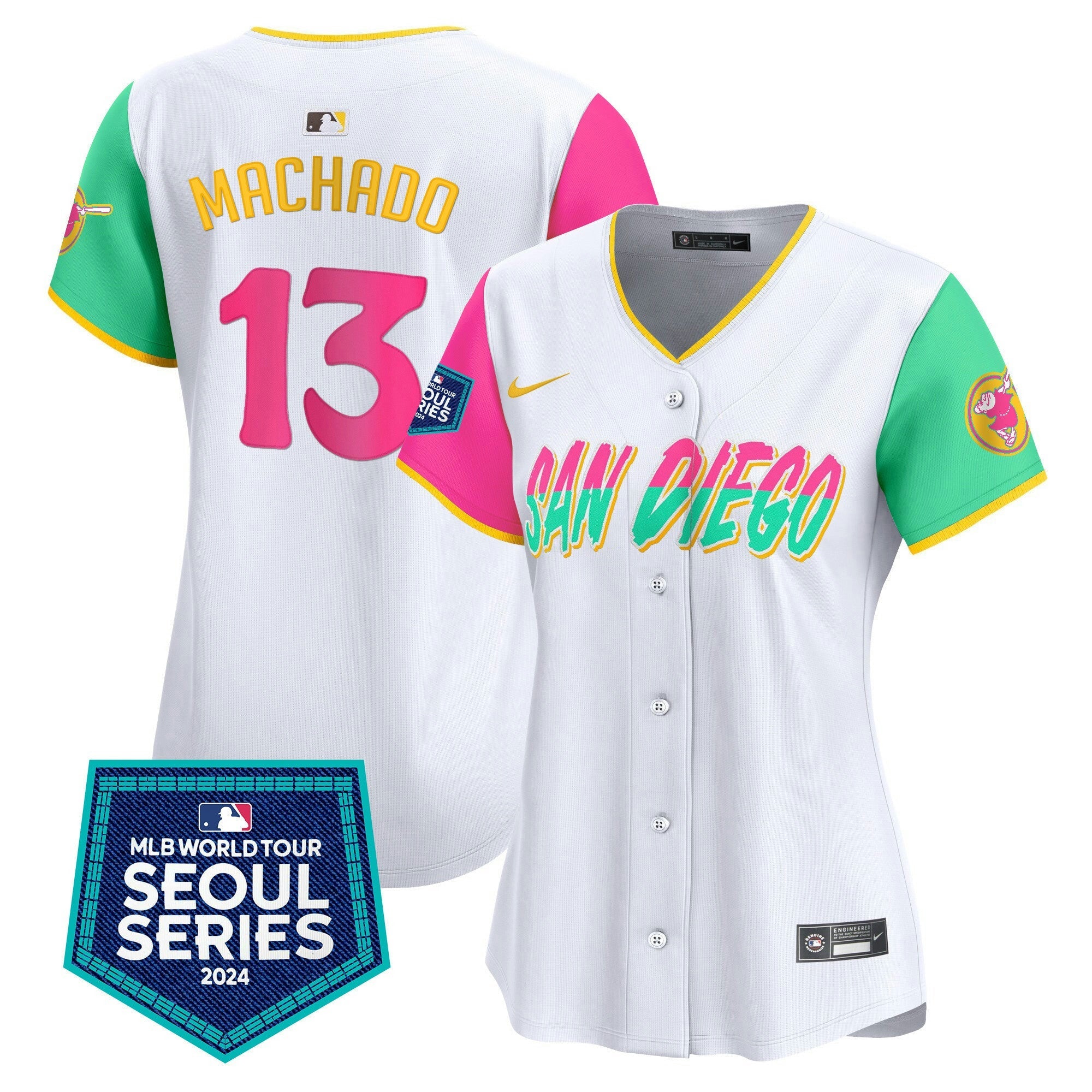 Camisa MLB Women’s 2024 World Tour Seoul Series Patch Vapor Premier Limited Jersey