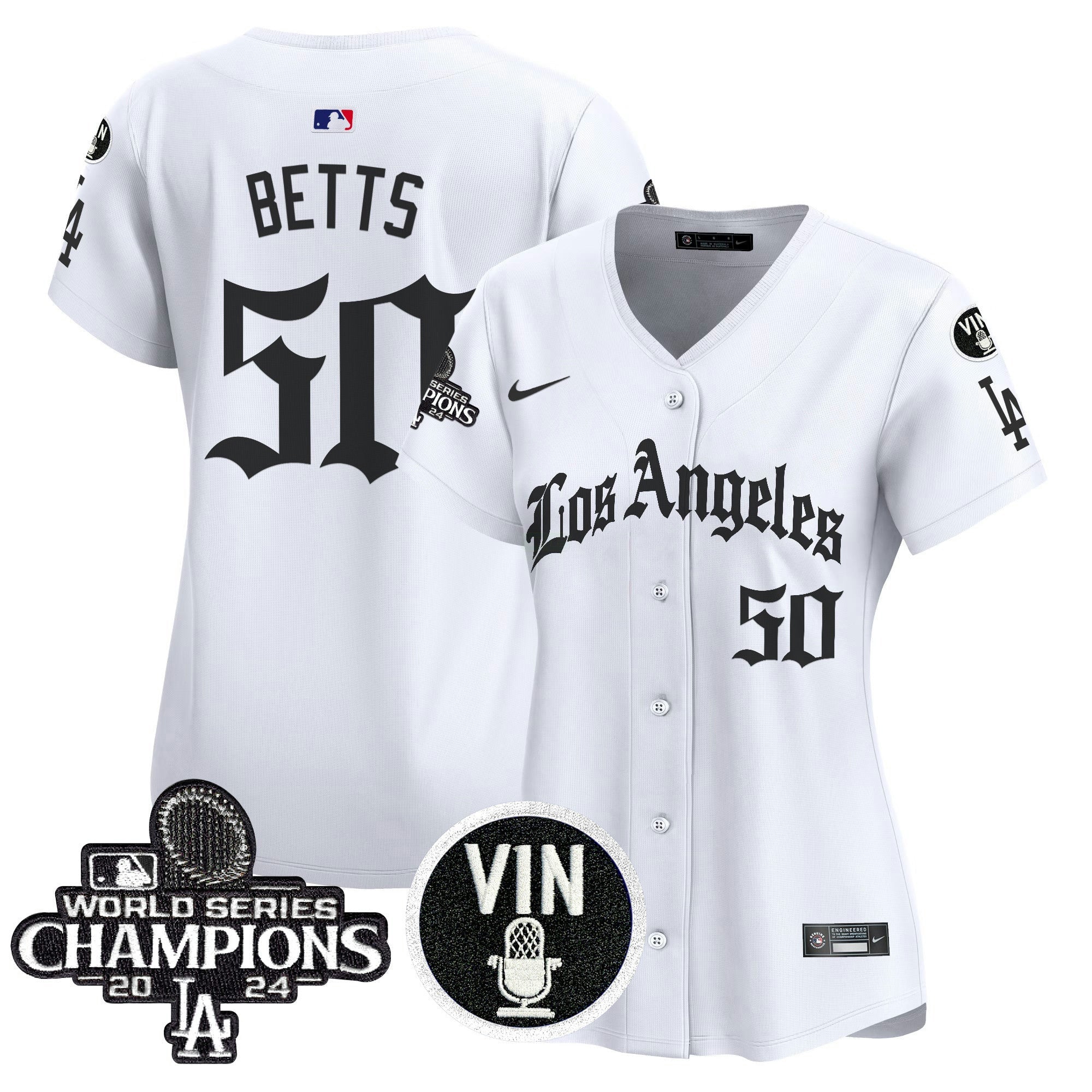 Camisa MLB Women’s 2025 LA Gothic Style Vapor Premier Limited Jersey