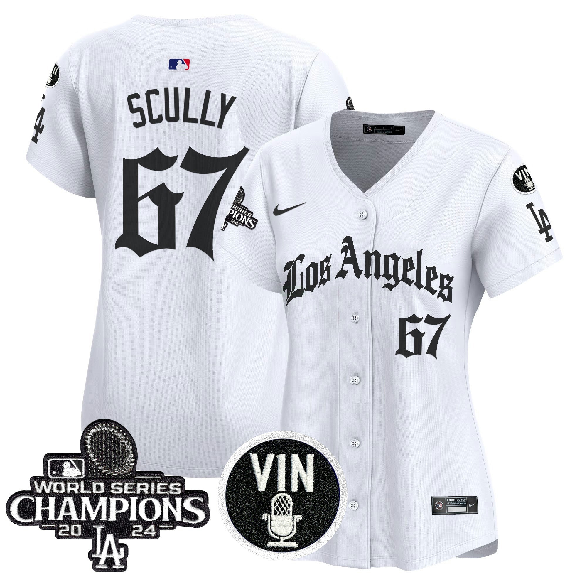 Camisa MLB Women’s 2025 LA Gothic Style Vapor Premier Limited Jersey