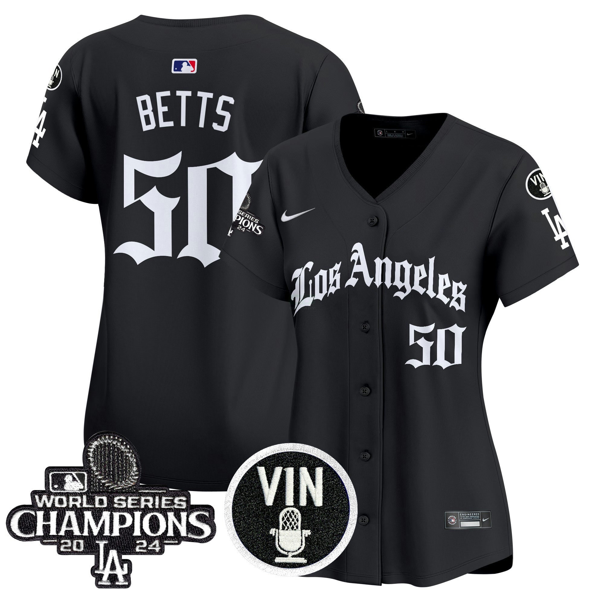 Camisa MLB Women’s 2025 LA Gothic Style Vapor Premier Limited Jersey