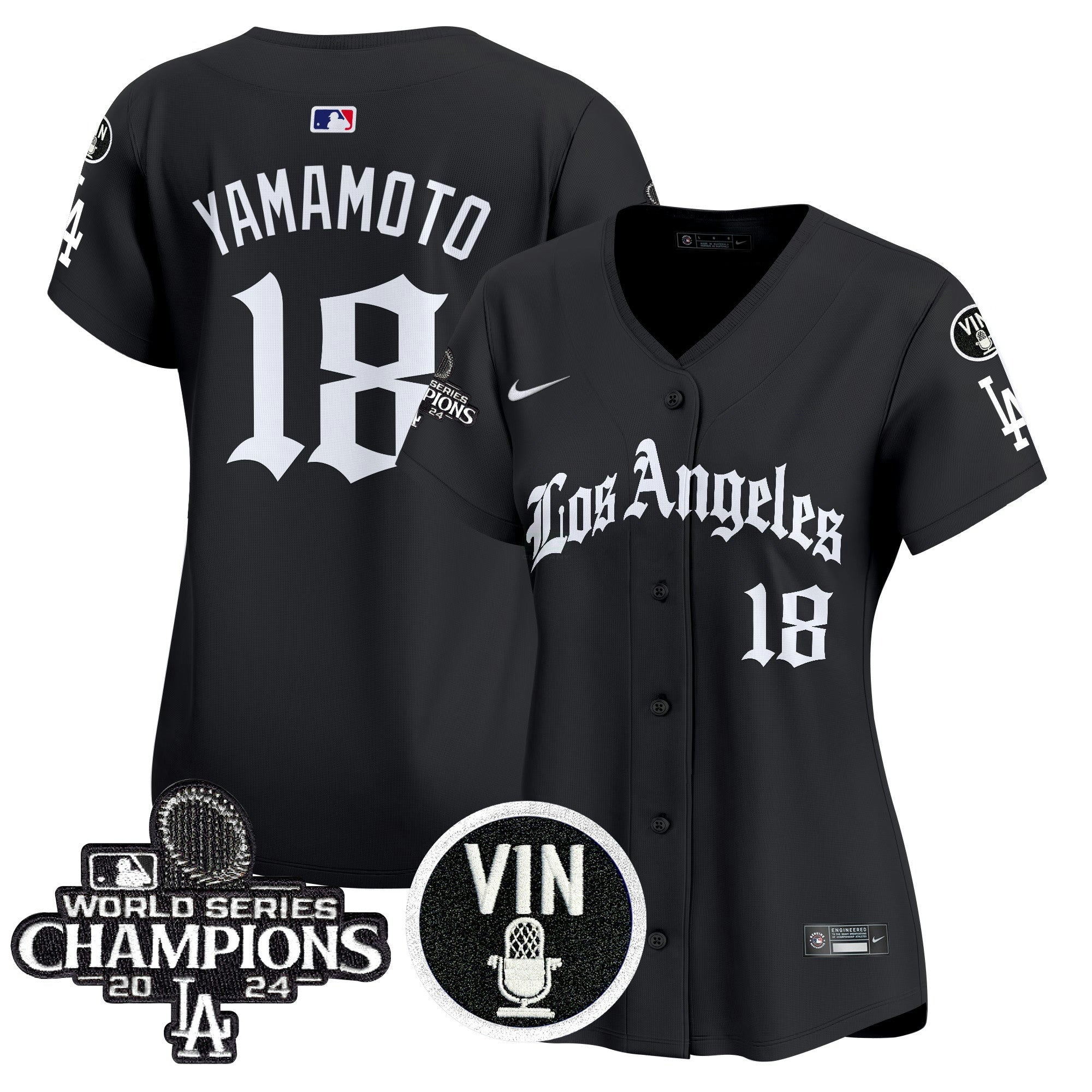 Camisa MLB Women’s 2025 LA Gothic Style Vapor Premier Limited Jersey